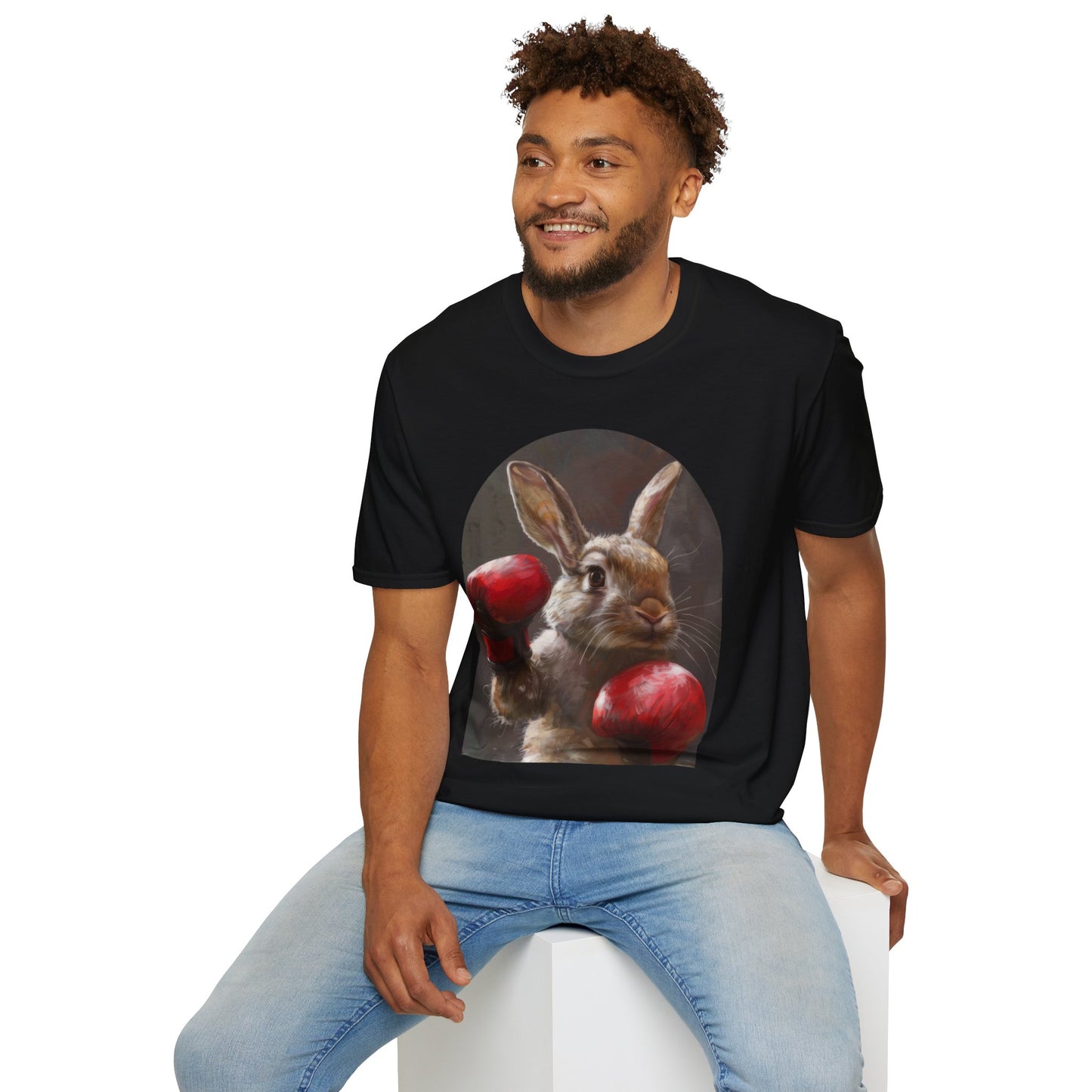 Boxing Bunny - Unisex Softstyle T-Shirt