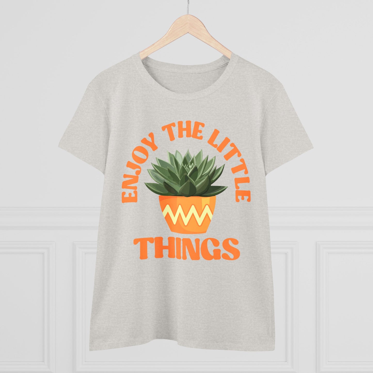 Enjoy the Little Things - Gardening - Women's Midweight Cotton Tee