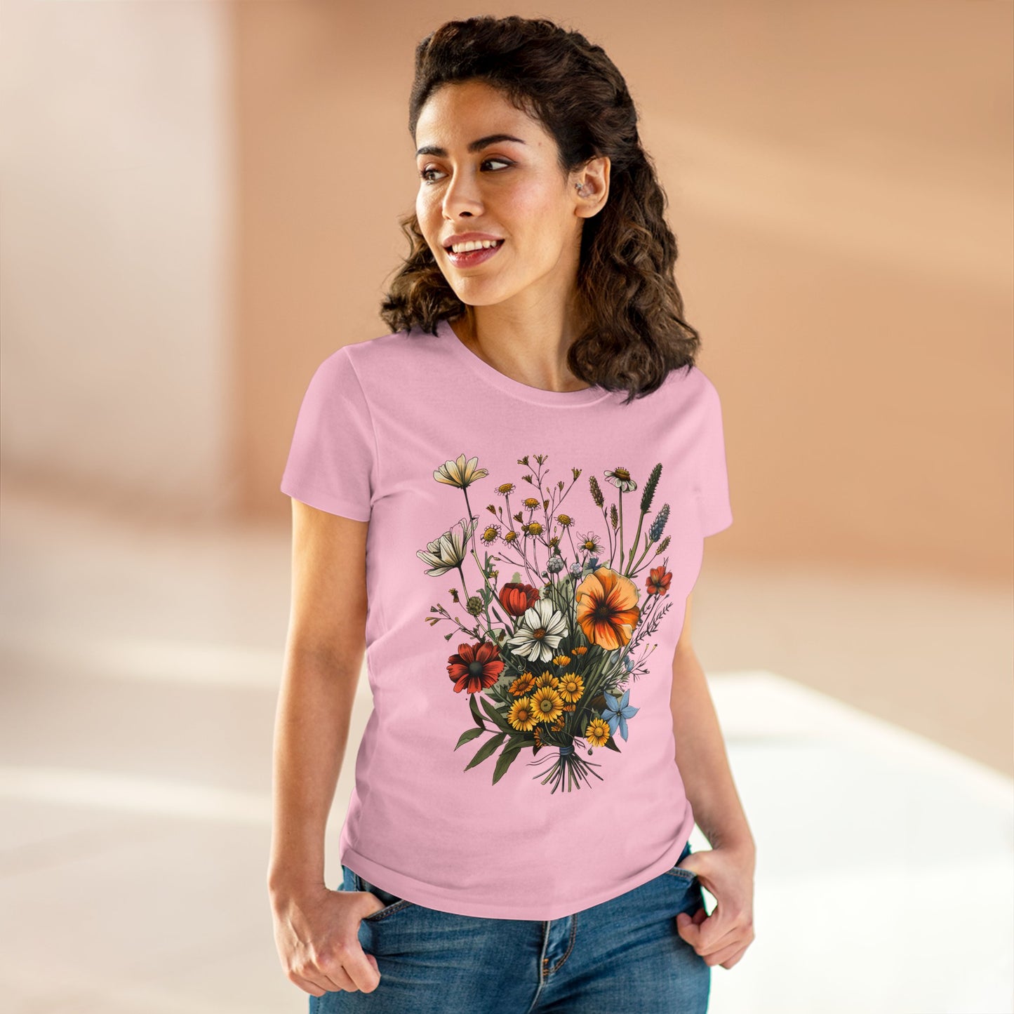 Wildflowers - Women's Midweight Cotton Tee