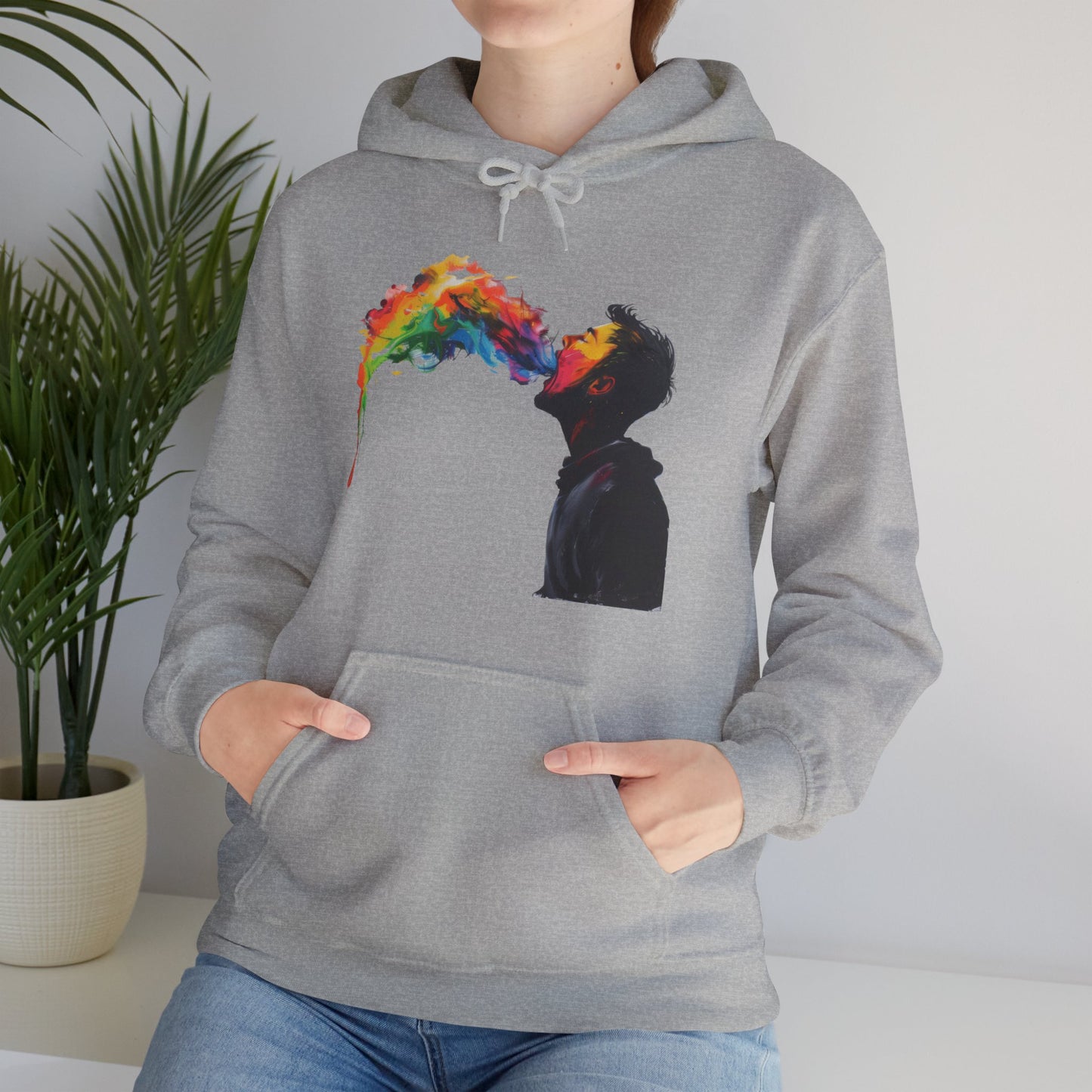 Rainbow Breath - Unisex Heavy Blend™ Hooded Sweatshirt