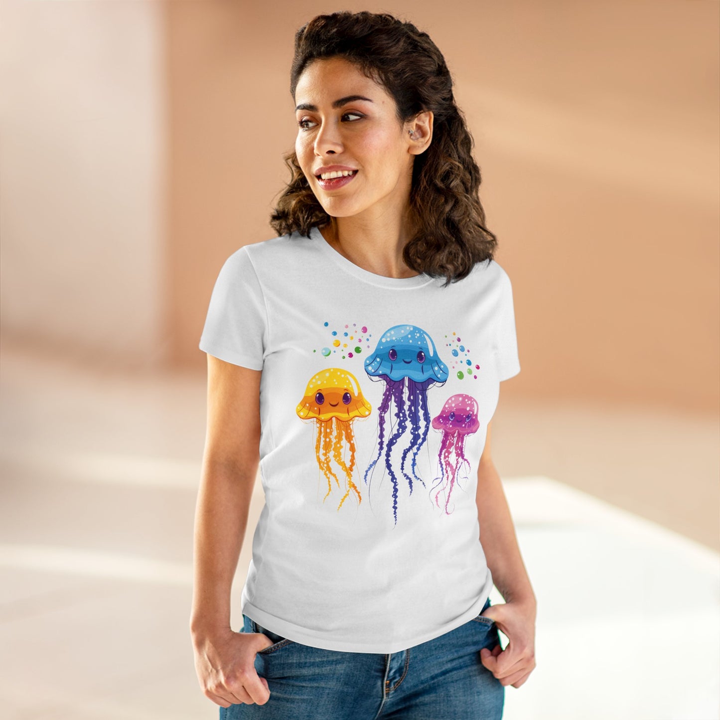 Jellyfish - Women's Midweight Cotton Tee