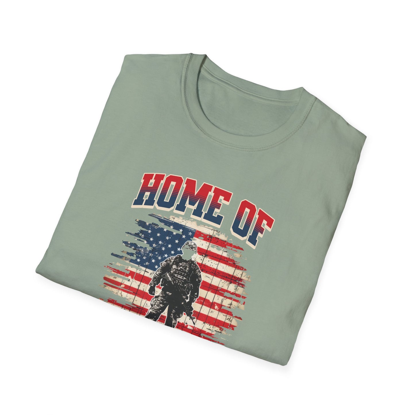 Home of the Brave - Unisex Softstyle T-Shirt