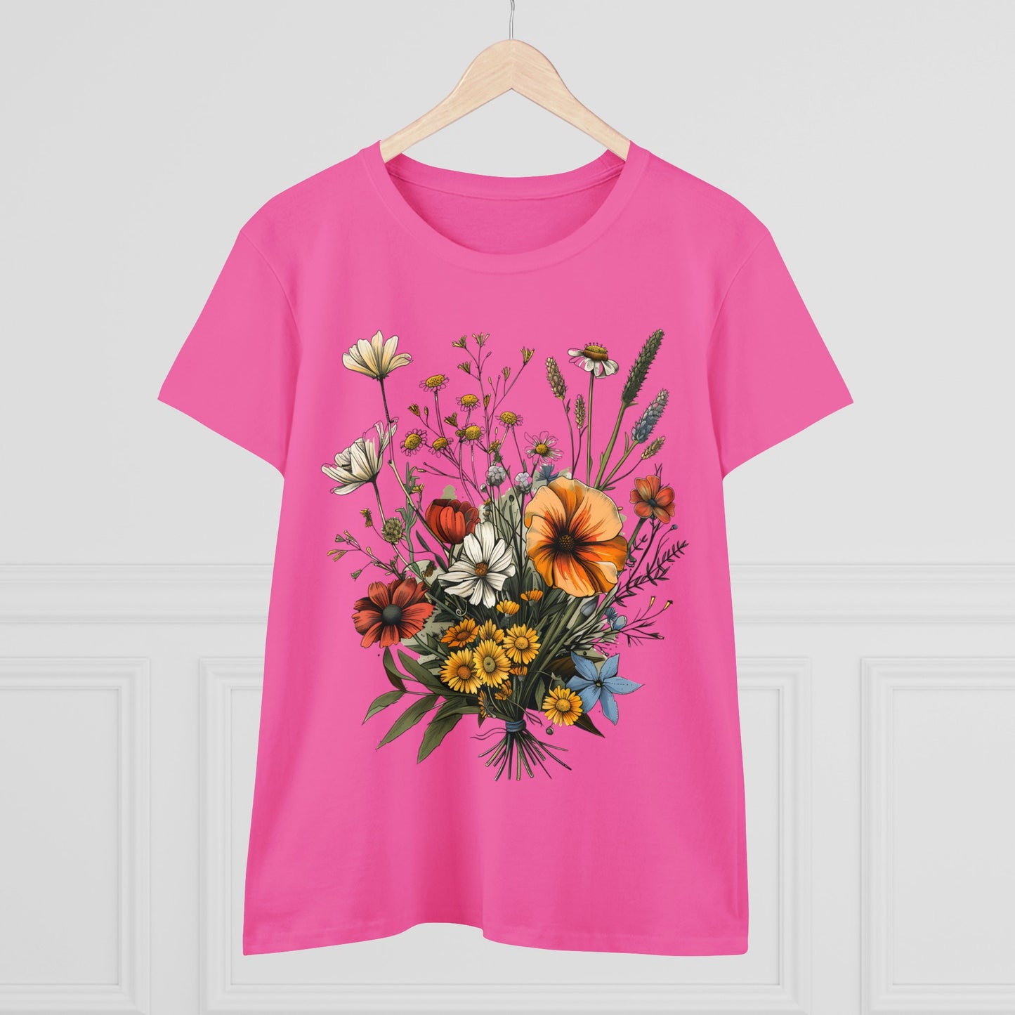 Wildflowers - Women's Midweight Cotton Tee