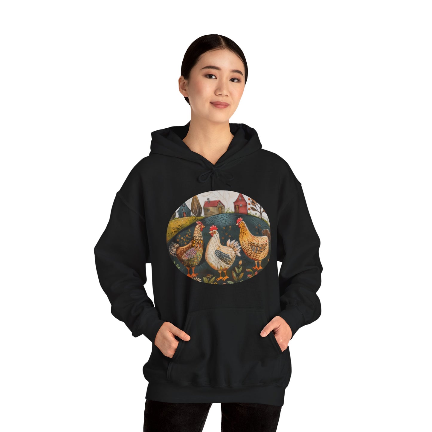 Chickens - Unisex Heavy Blend™ Hooded Sweatshirt