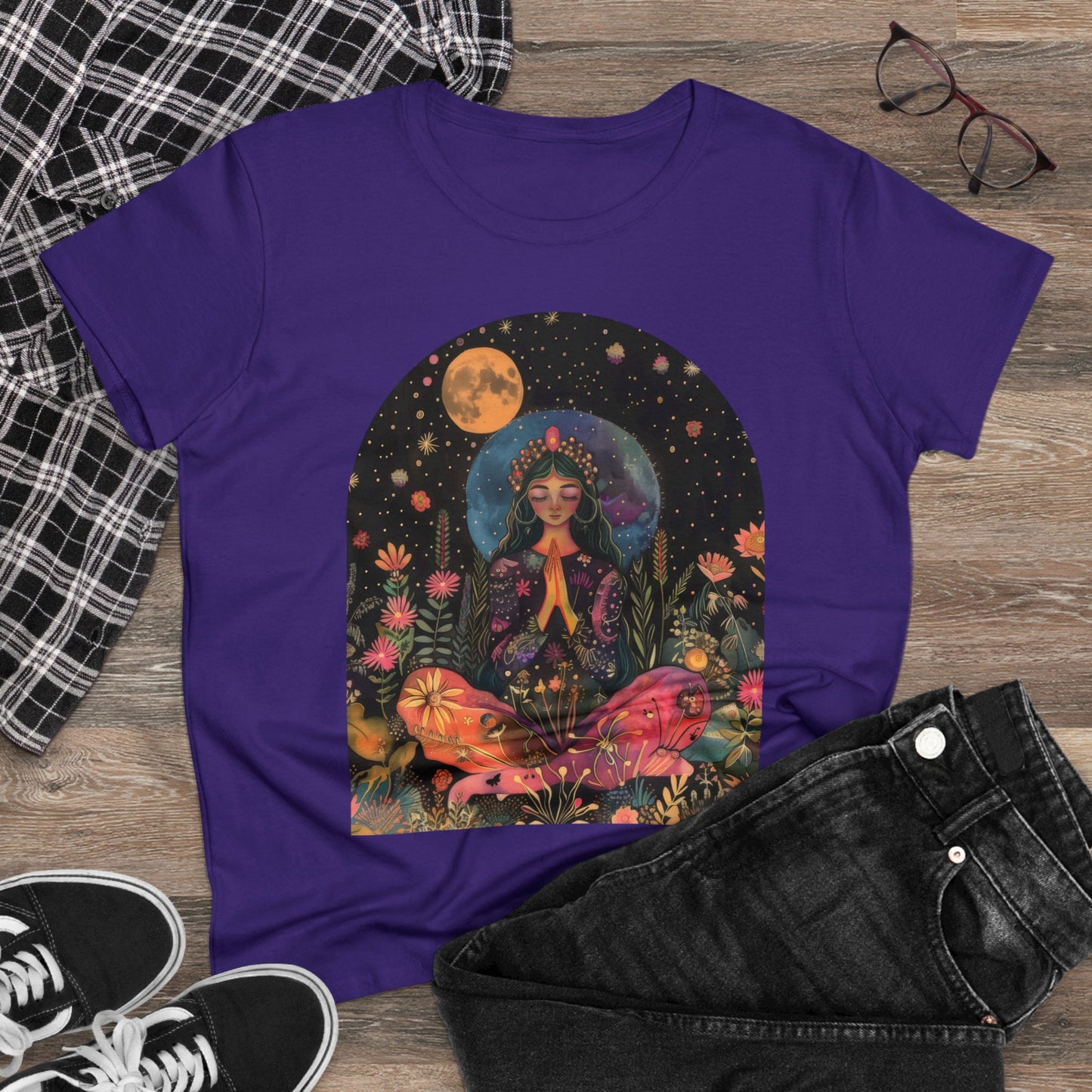 Meditation - Women's Midweight Cotton Tee