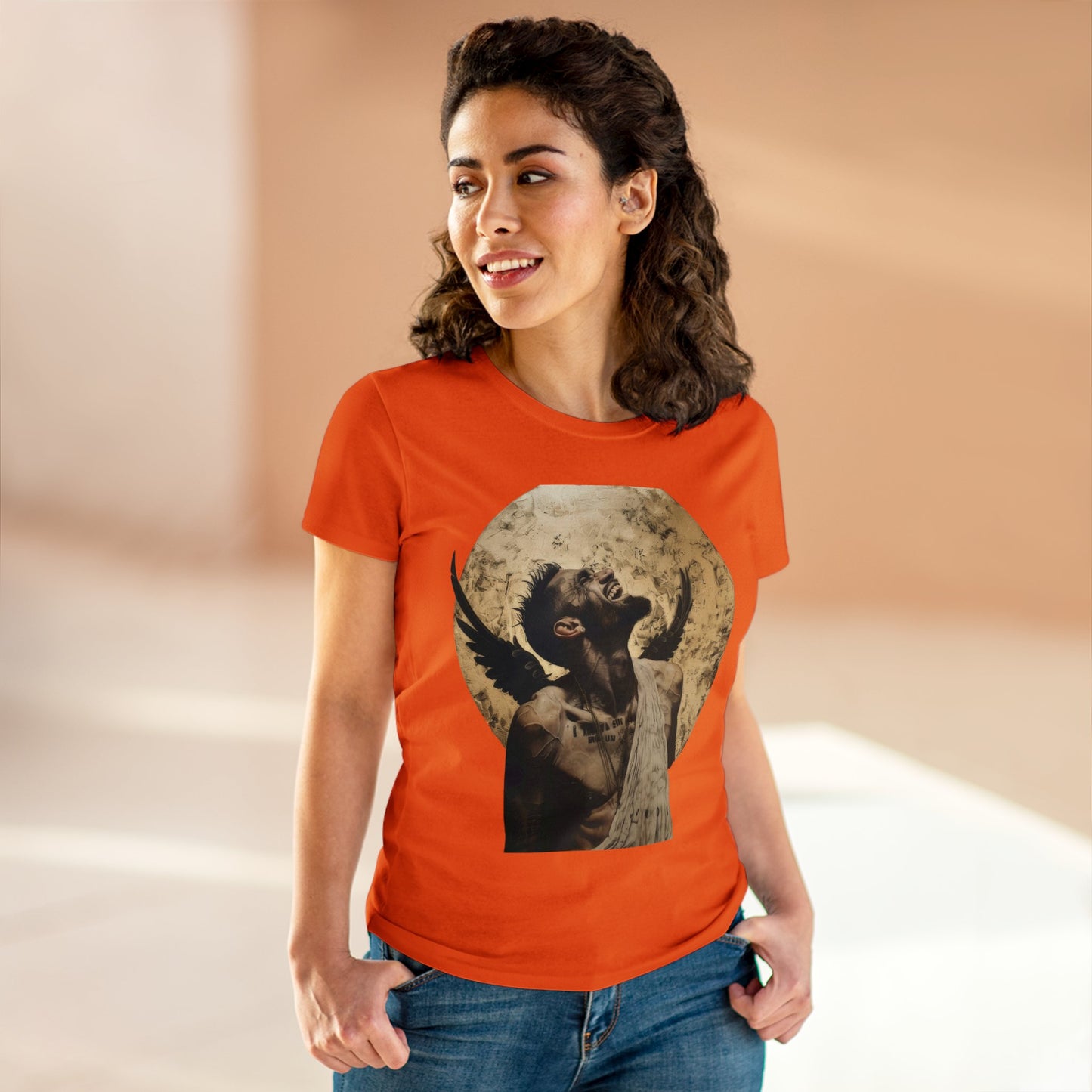 Angel or Devil - Women's Midweight Cotton Tee