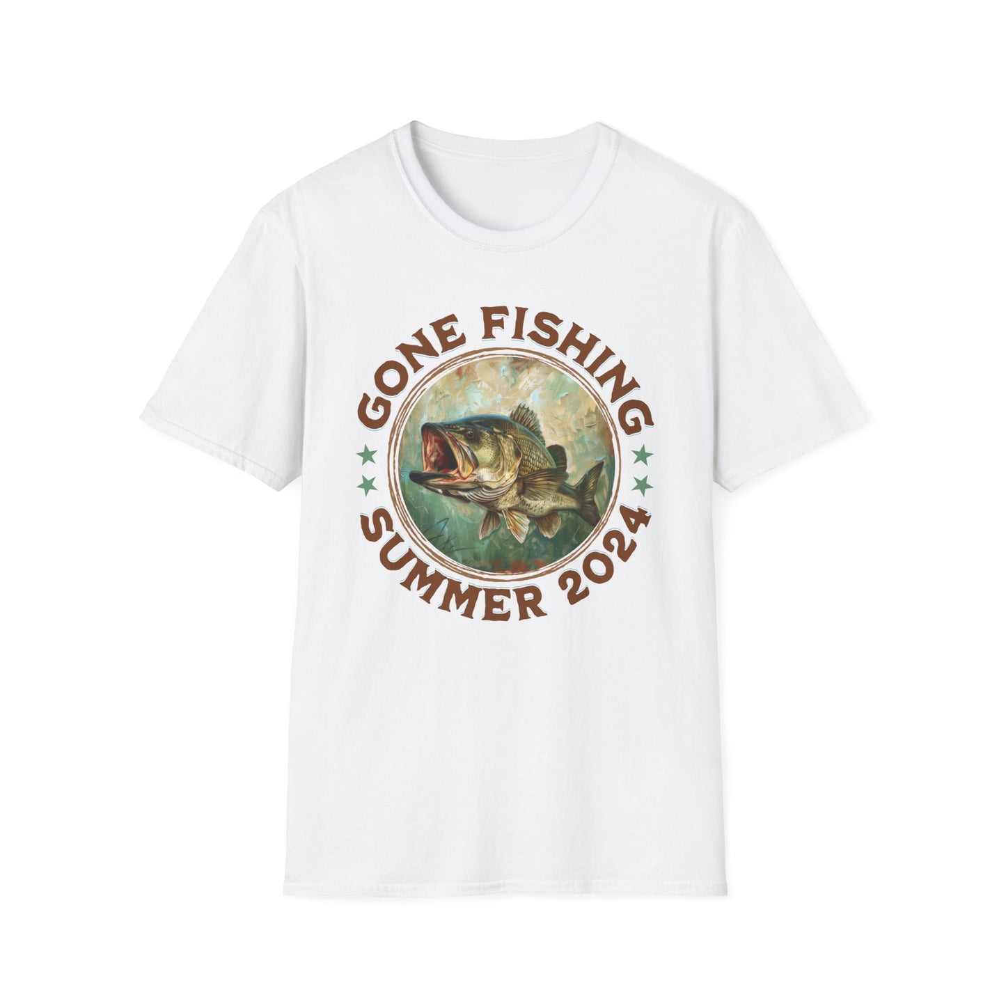 Gone Fishing - Unisex Softstyle T-Shirt