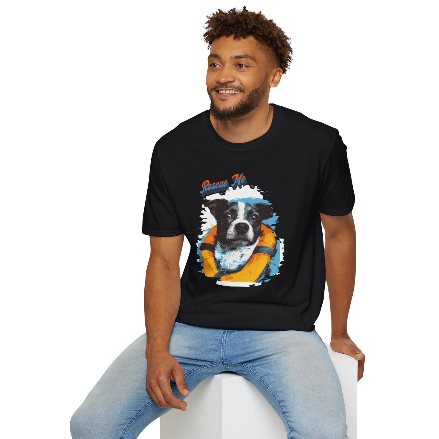 Rescue Dog - Unisex Softstyle T-Shirt