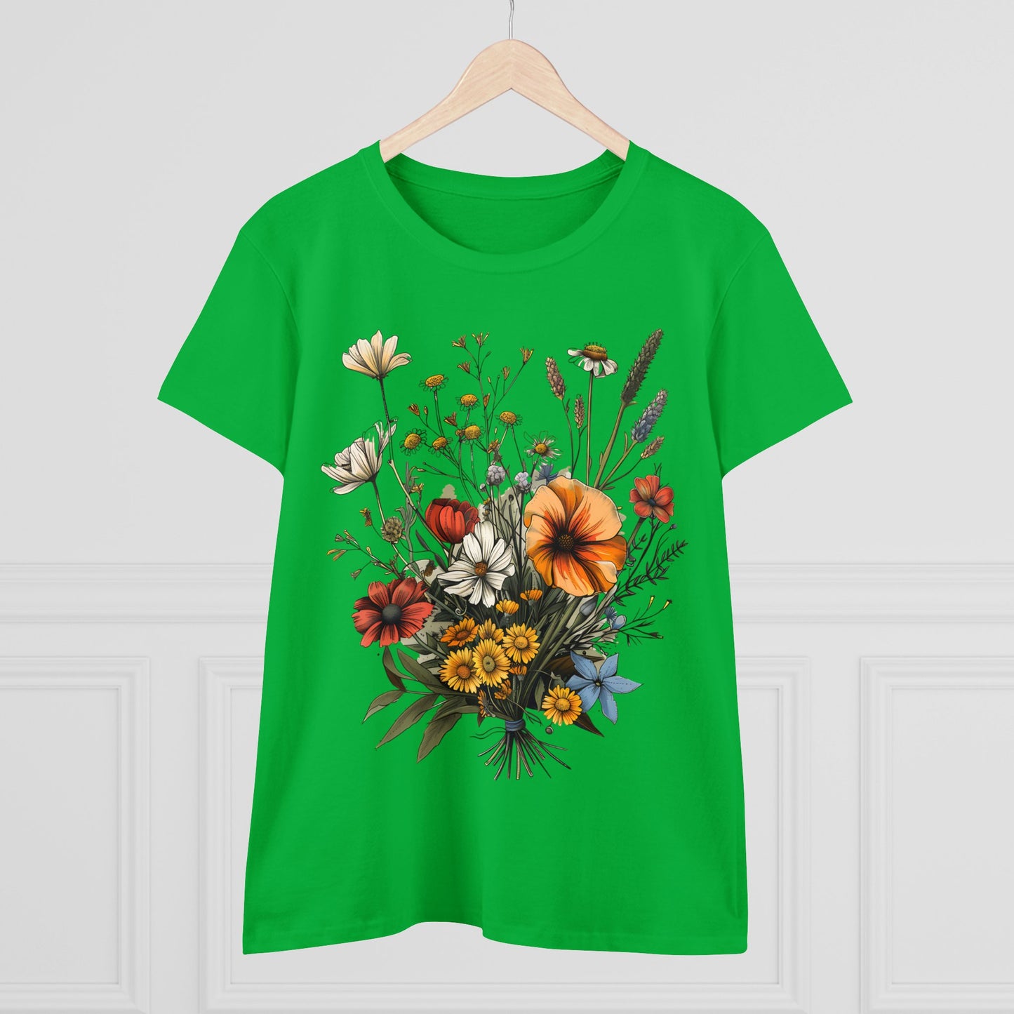 Wildflowers - Women's Midweight Cotton Tee