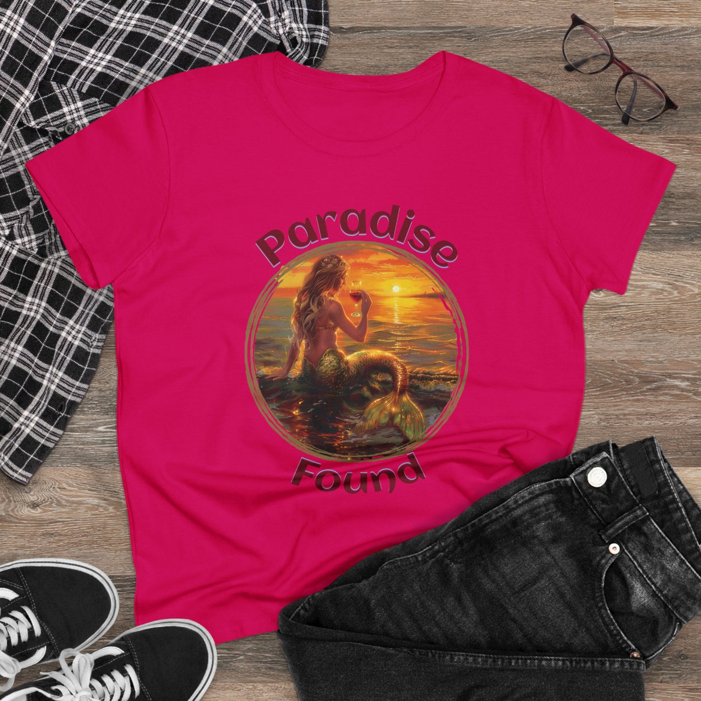 Paradise Found - Women's Midweight Cotton Tee