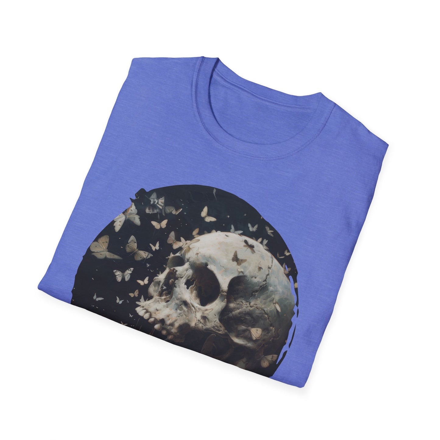 Skulls and Butterflies - Unisex Softstyle T-Shirt