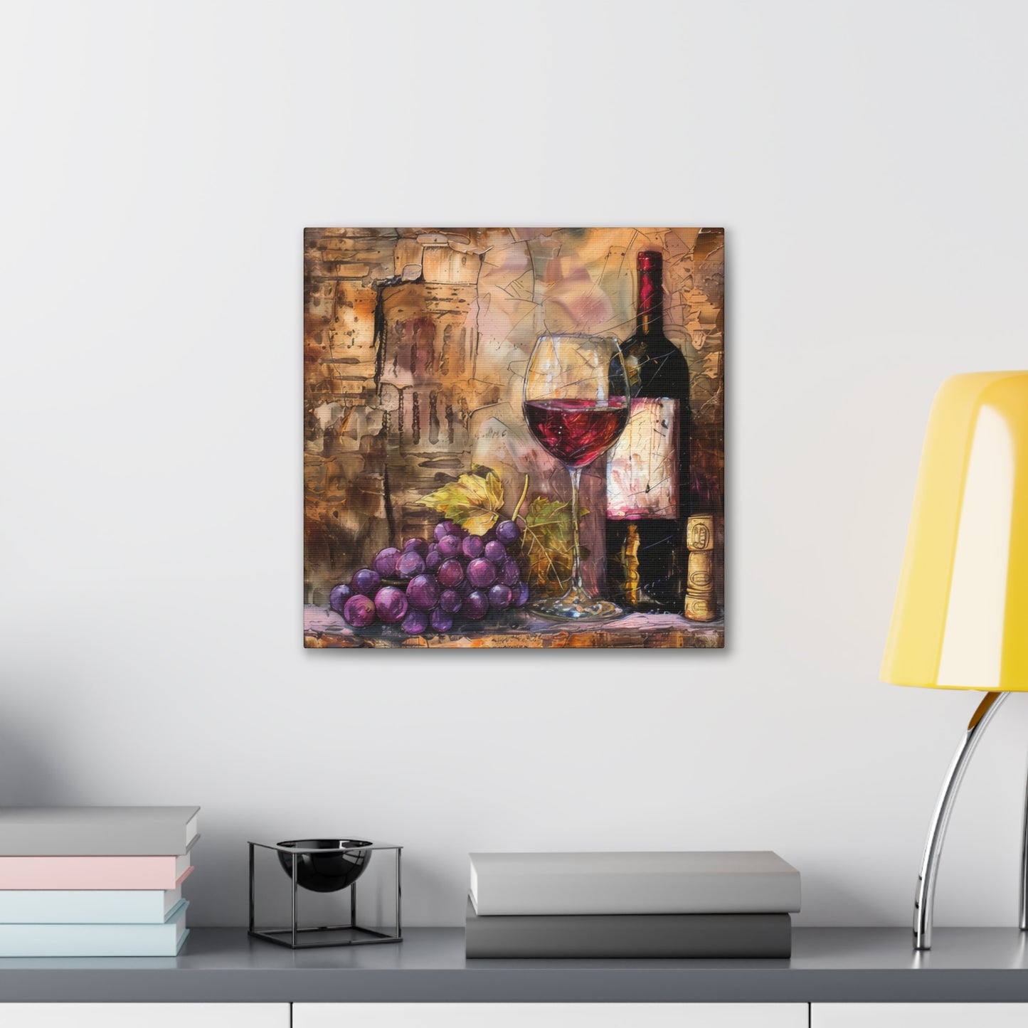 Wine - Canvas Stretched, 0.75"