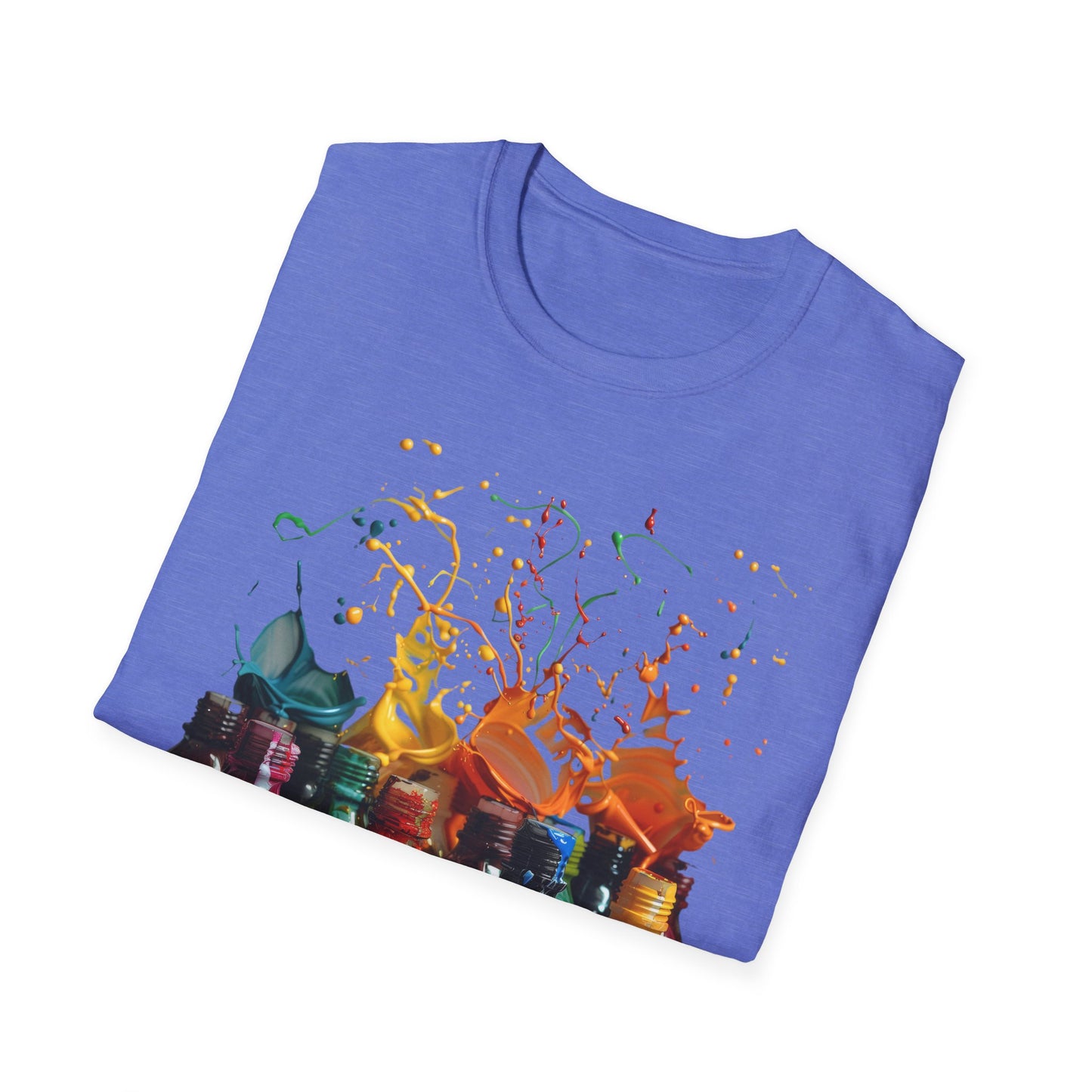 Paint Spill - Unisex Softstyle T-Shirt