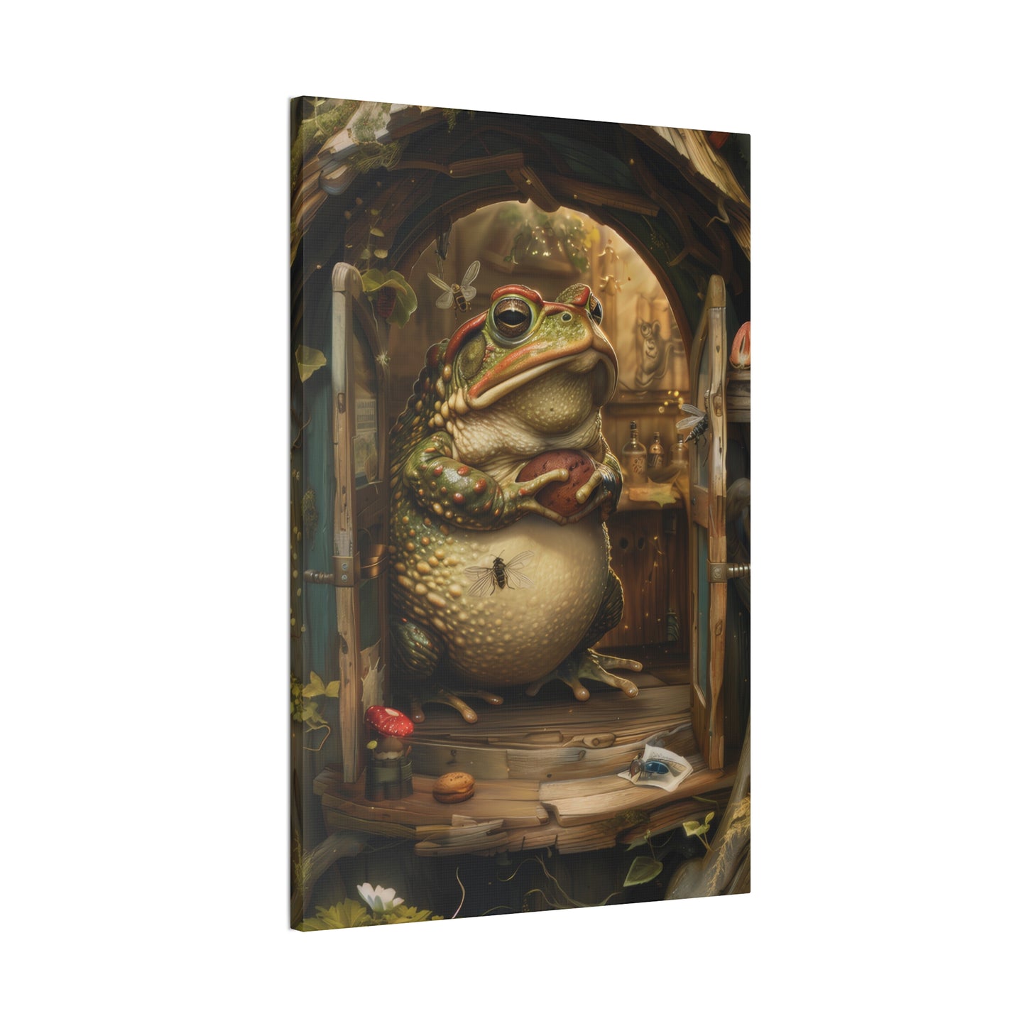 Frog's House - Canvas Stretched, 0.75"