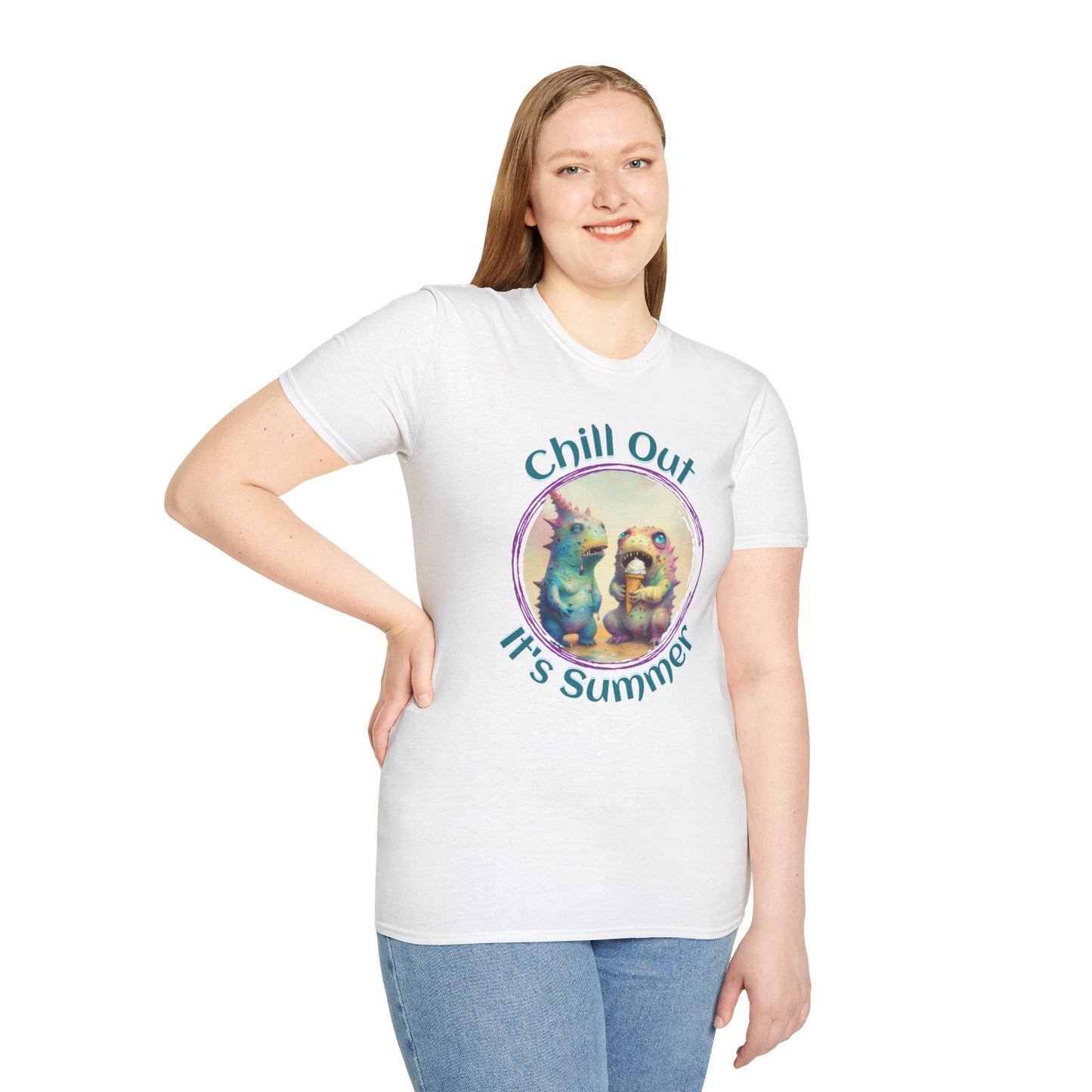 Chill Out, It's Summer - Unisex Softstyle T-Shirt