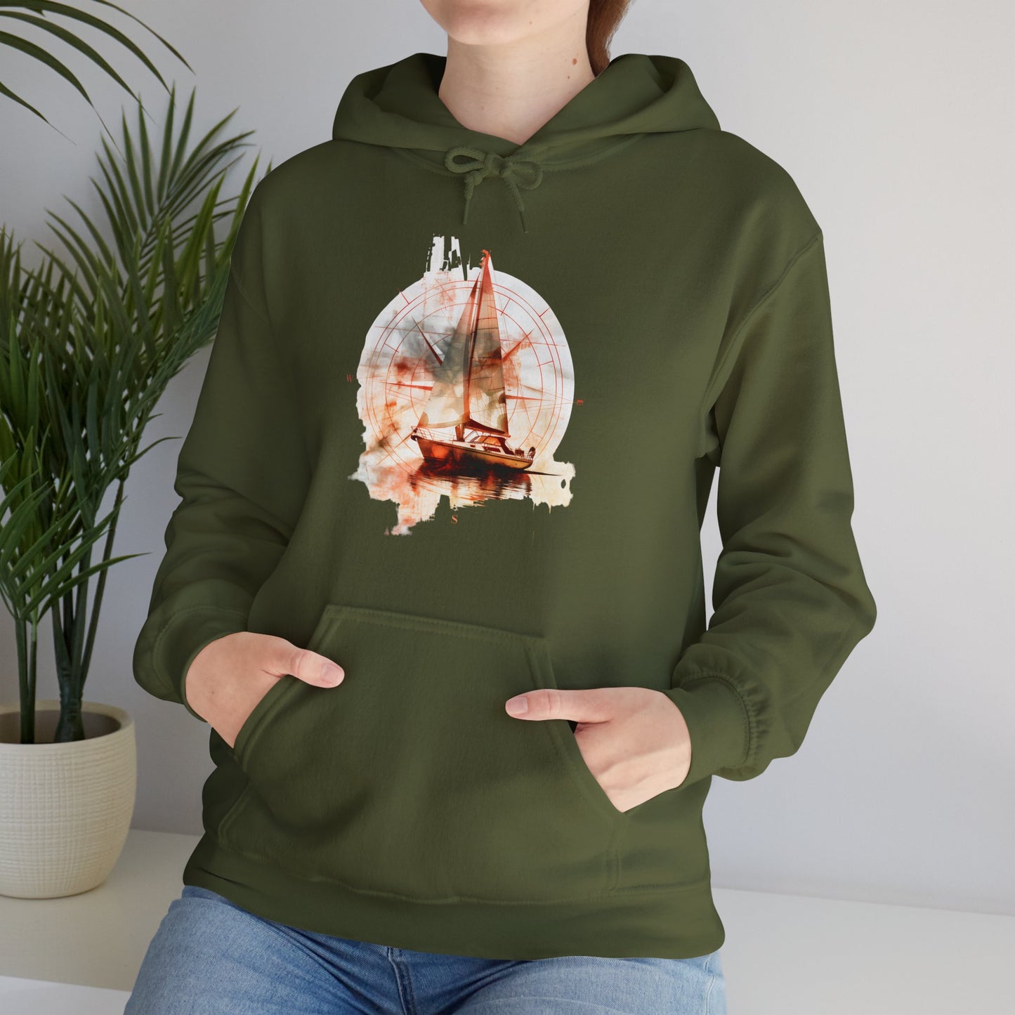 Sailing - Unisex Heavy Blend™ Hooded Sweatshirt