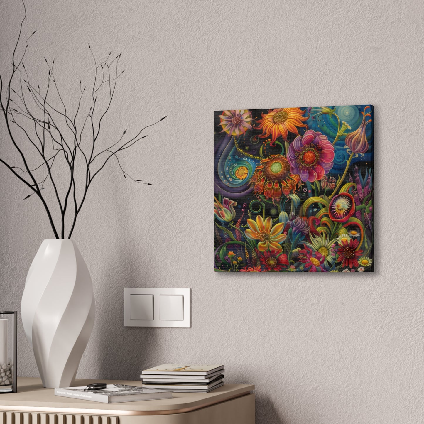 Flowers - Canvas Stretched, 0.75"