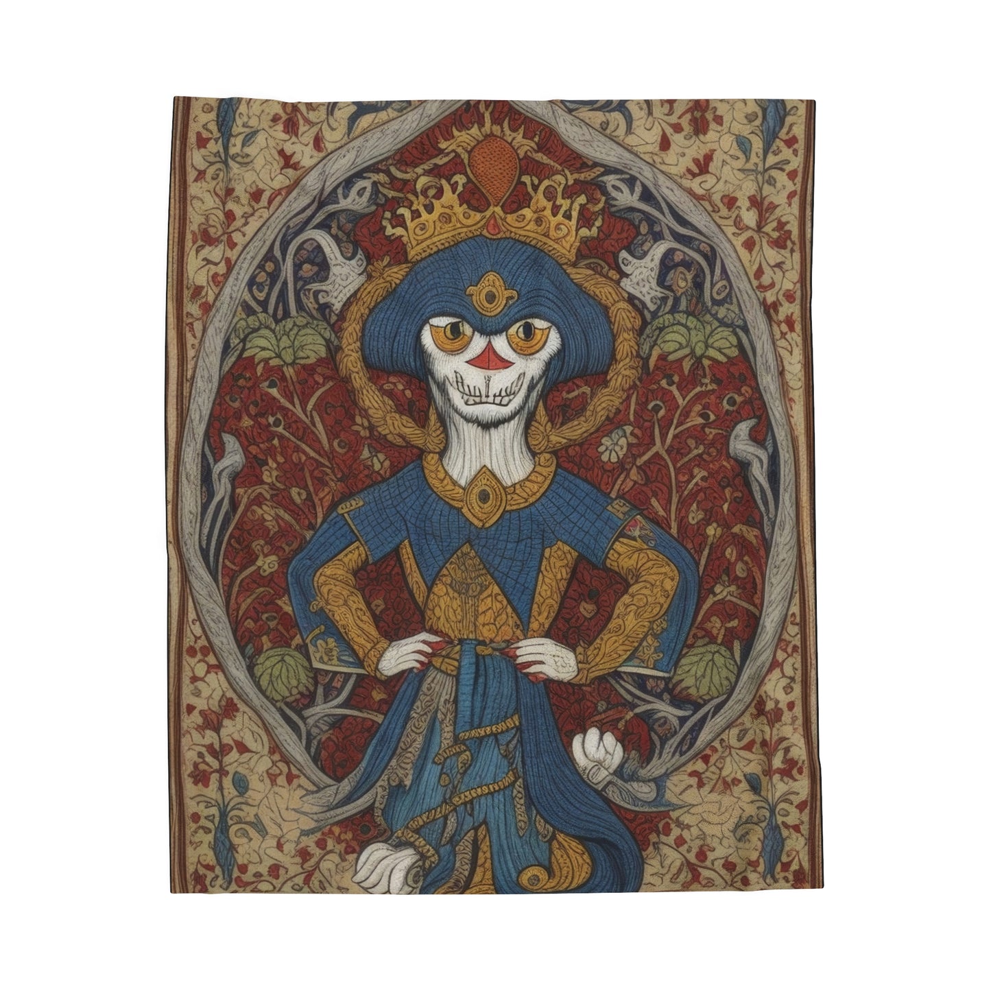 Succubus Medieval Tapestry - Velveteen Plush Blanket