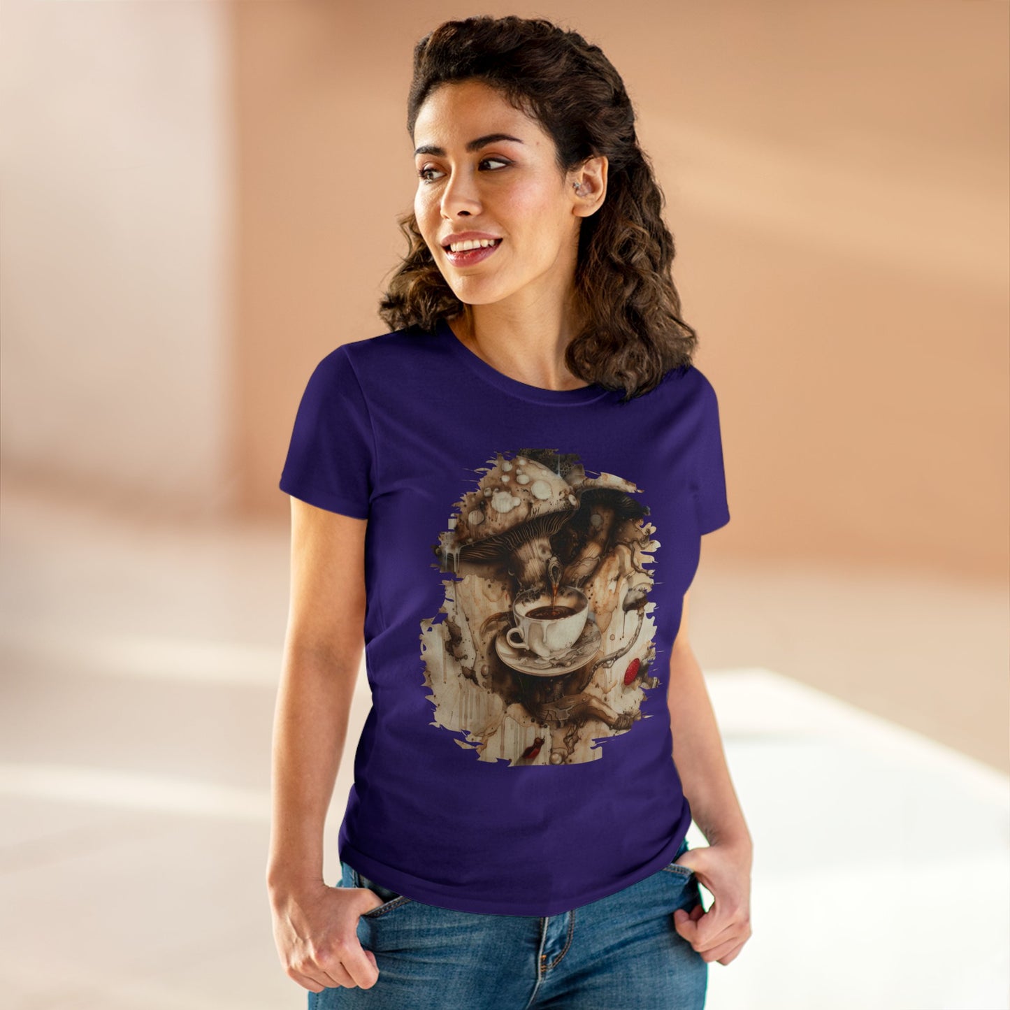 Organic Coffee - Women's Midweight Cotton Tee