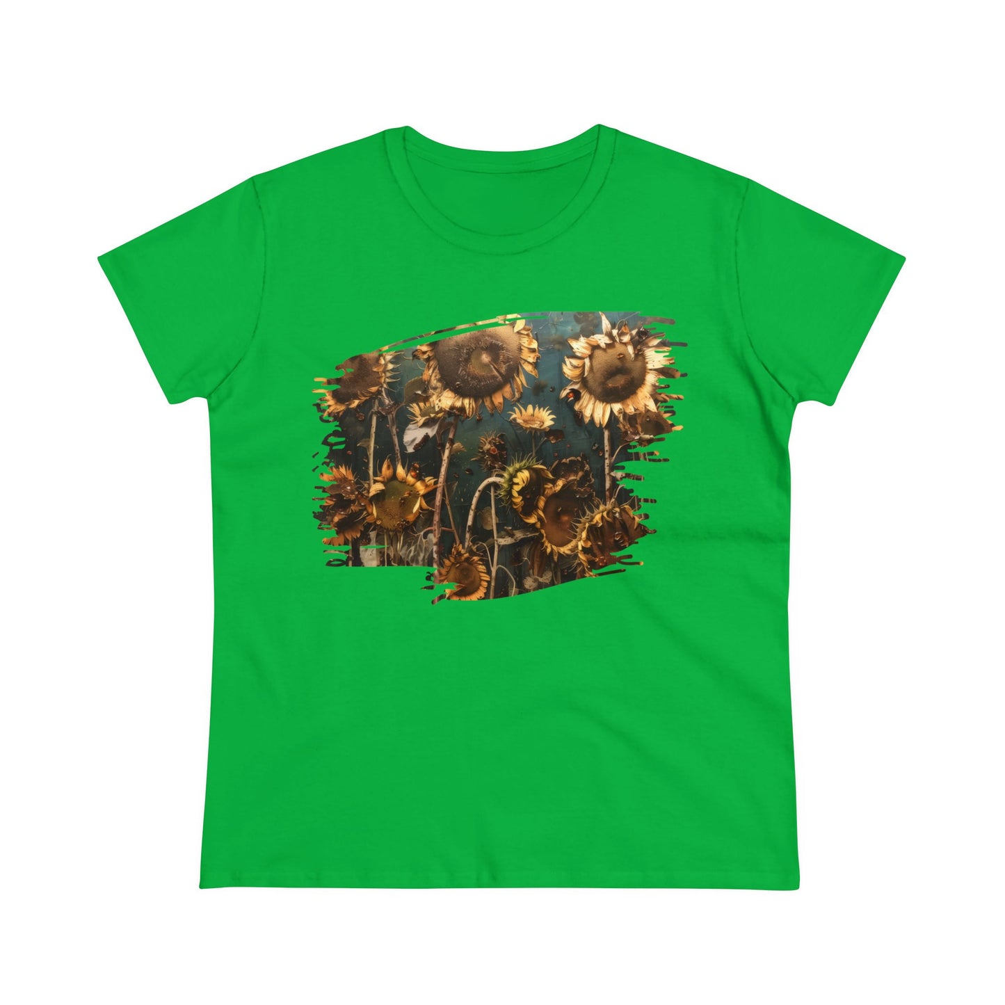 Sunflowers Wilting - Women's Midweight Cotton Tee