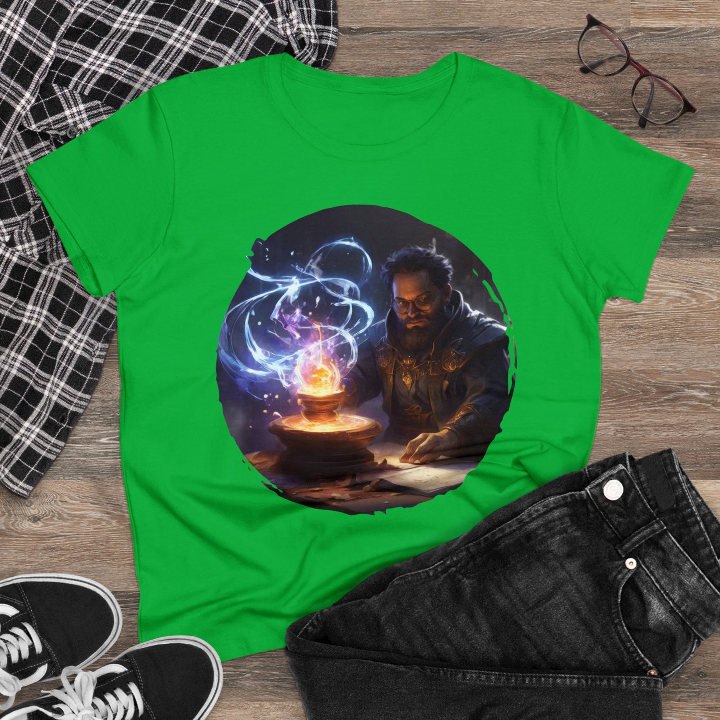 The Sorcerer - Fantasy - Women's Midweight Cotton Tee