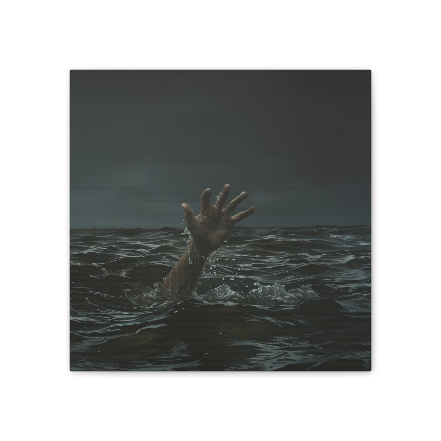 Not Waving But Drowning - Canvas Stretched, 0.75"