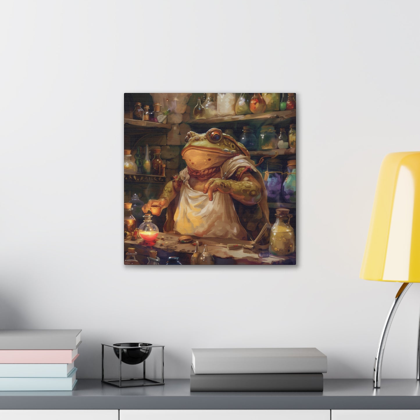 Toad Potions - Canvas Stretched, 0.75"