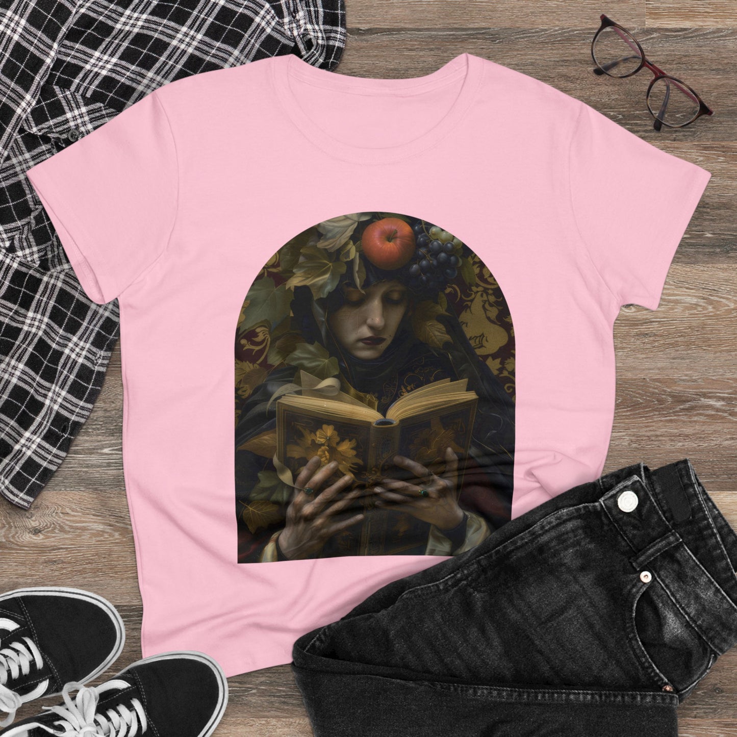 Solemn Reading - Fantasy - Women's Midweight Cotton Tee