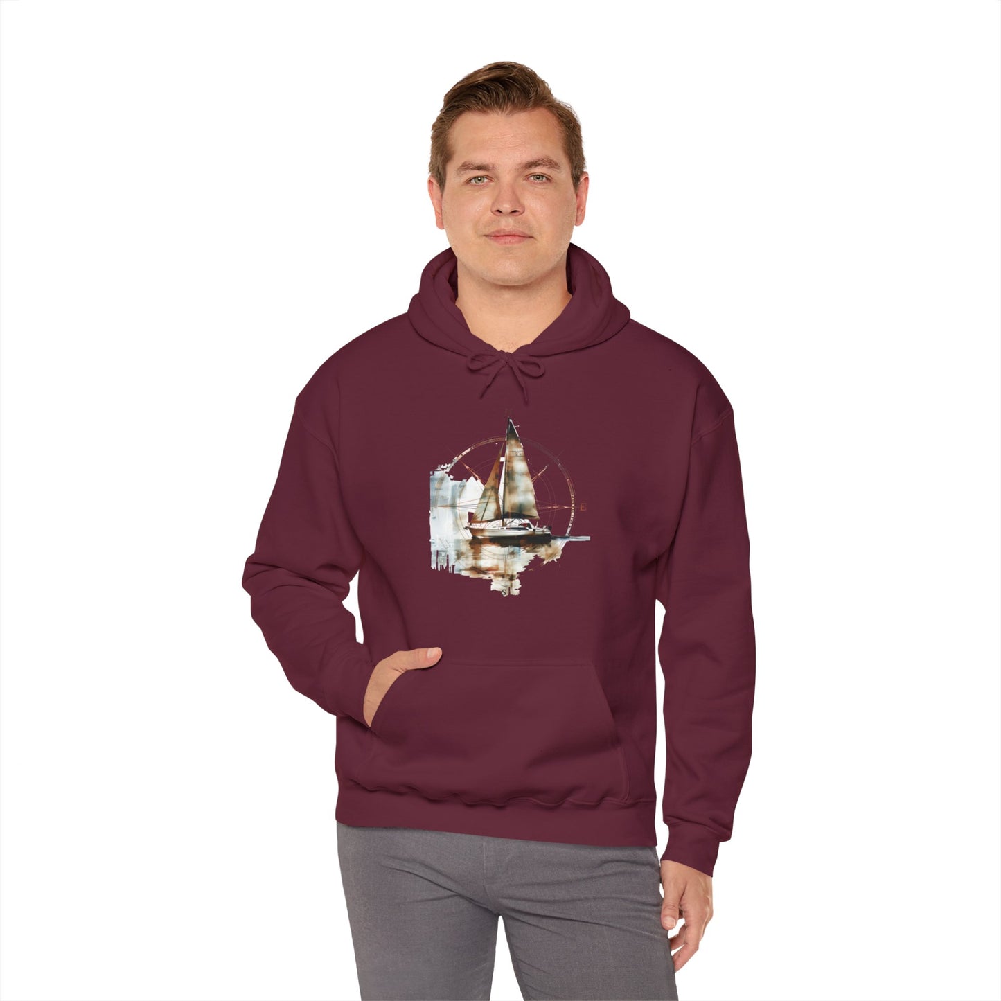 Sailing - Unisex Heavy Blend™ Hooded Sweatshirt