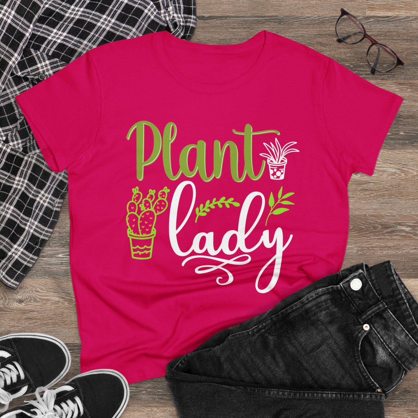 Plant Lady - Gardening - Women's Midweight Cotton Tee