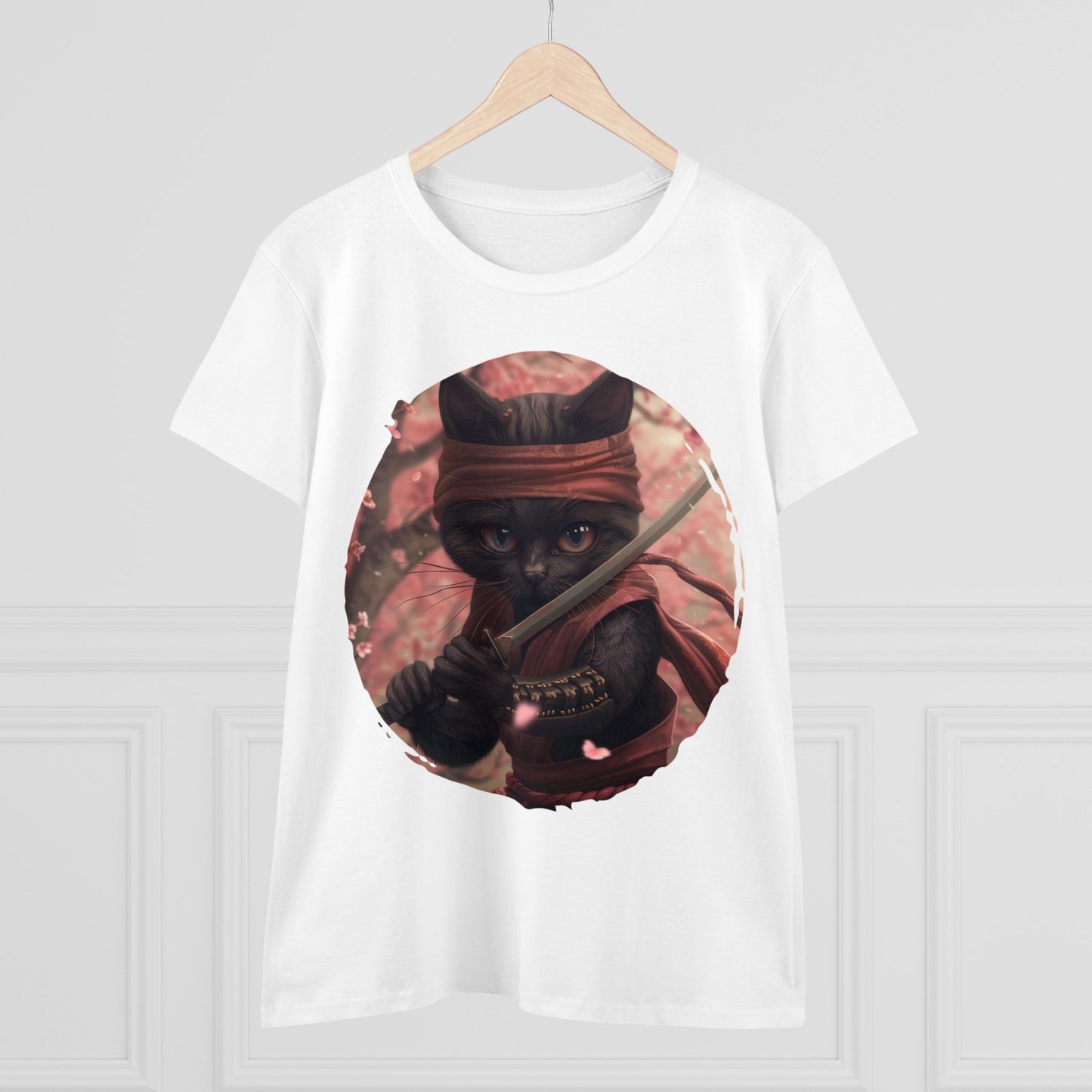 Ninja Kitty - Women's Midweight Cotton Tee