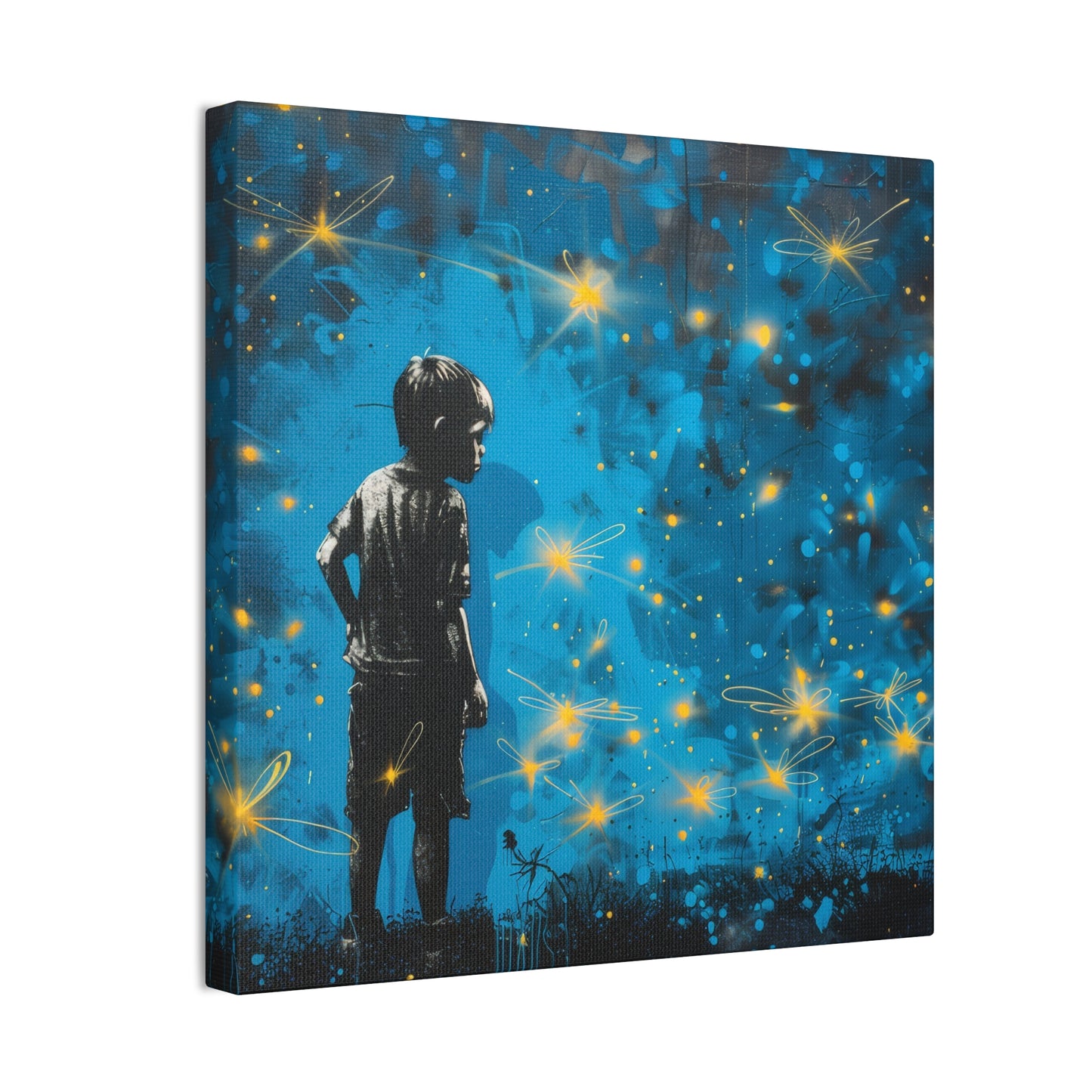 Fireflies - Canvas Stretched, 0.75"