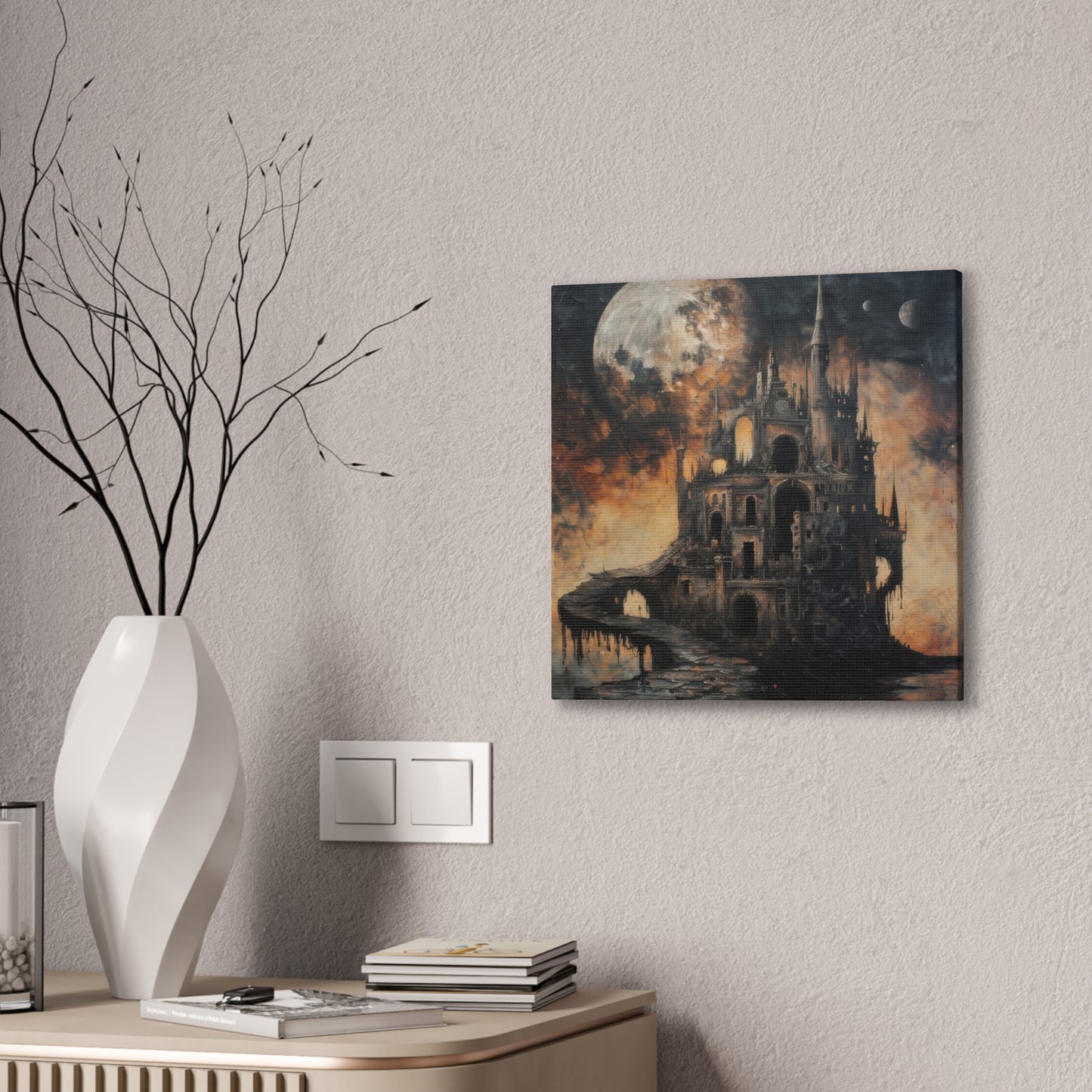 Dark Castle - Canvas Stretched, 0.75"