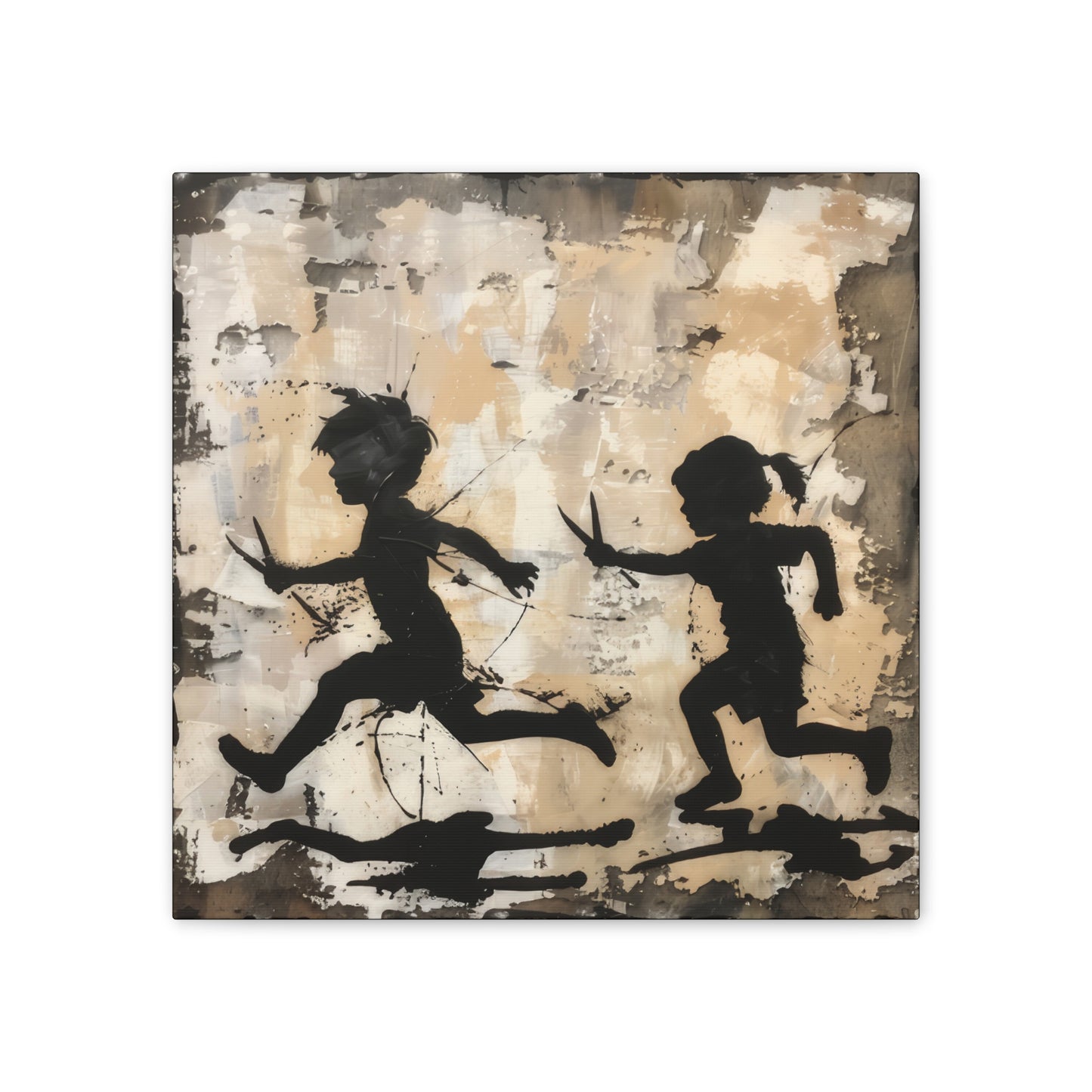 Running With Scissors - Canvas Stretched, 0.75" - Canvas Stretched, 0.75"