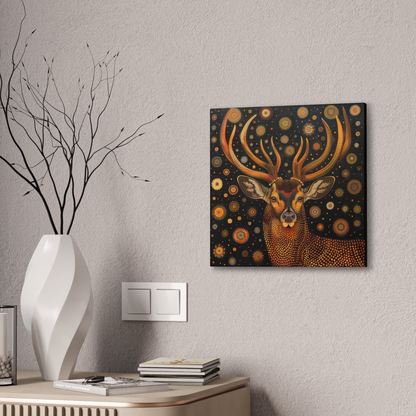 Deer - Canvas Stretched, 0.75"