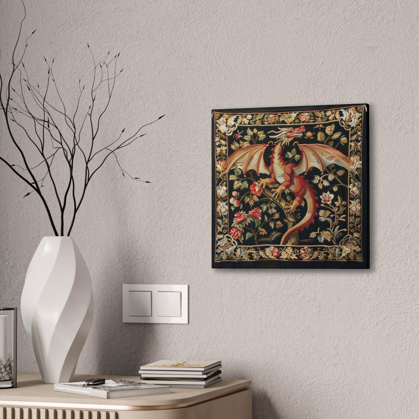 Dragon Tapestry - Canvas Stretched, 0.75"