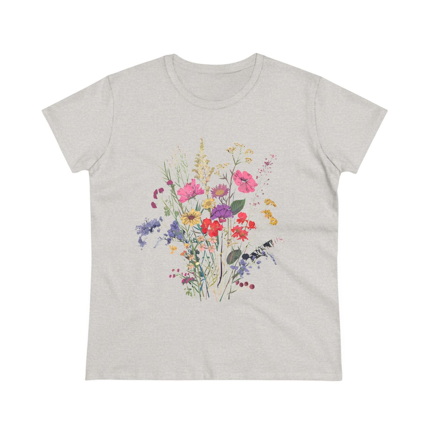 Wildflowers - Women's Midweight Cotton Tee