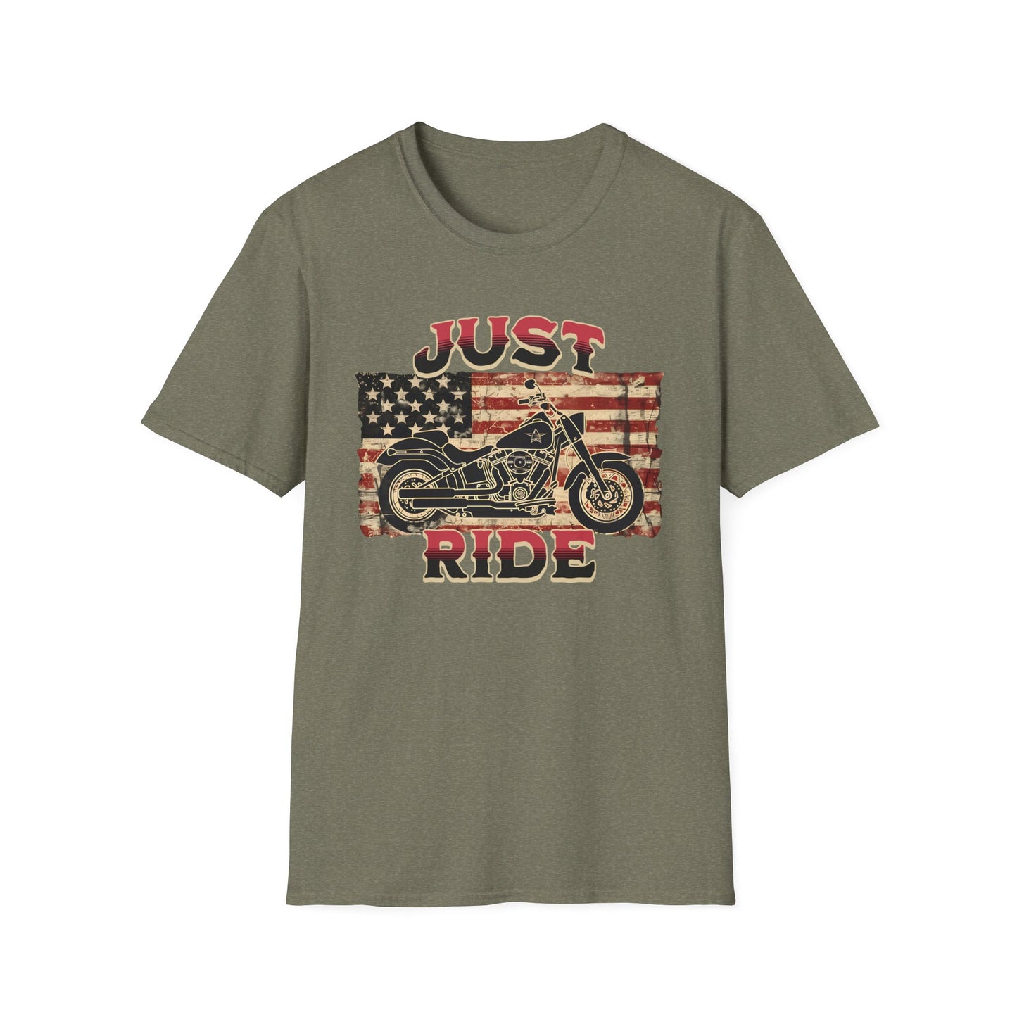 Just Ride - Unisex Softstyle T-Shirt