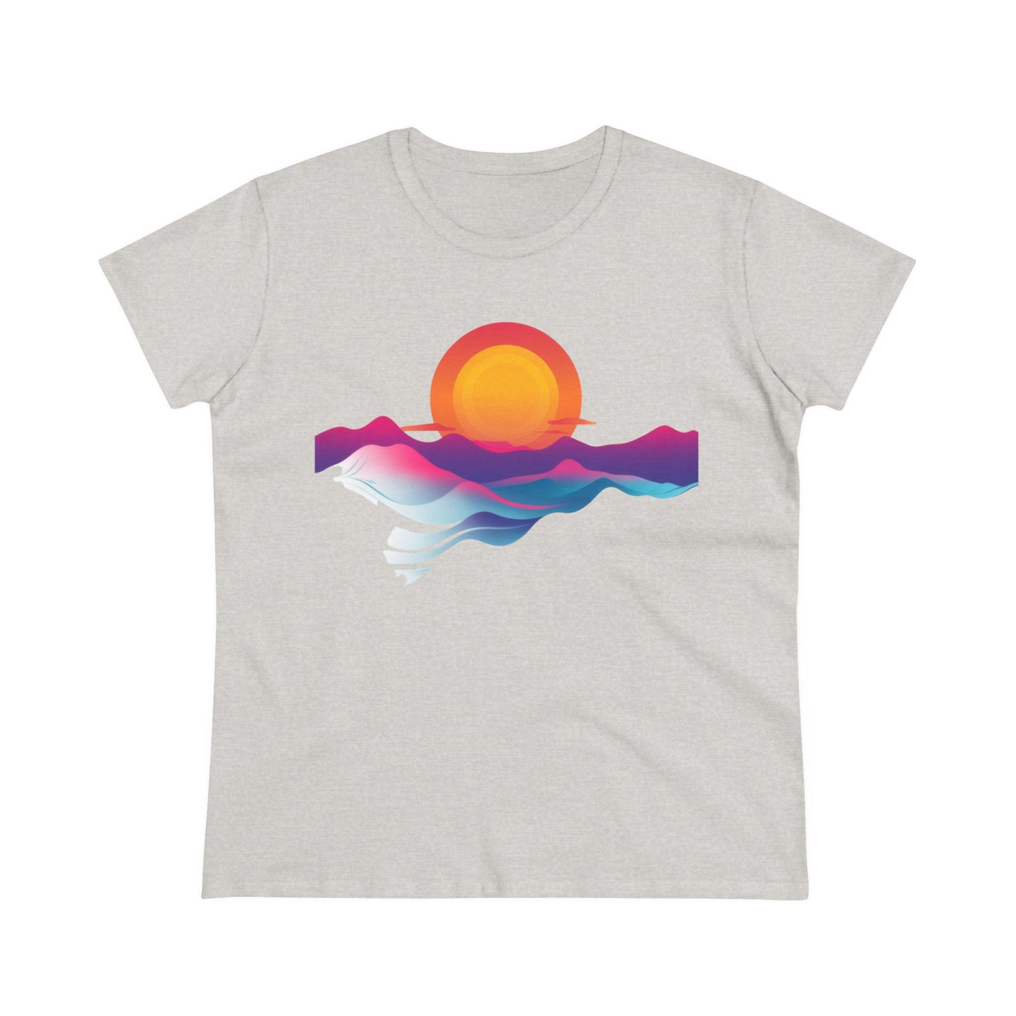 Sunrise - Women's Midweight Cotton Tee