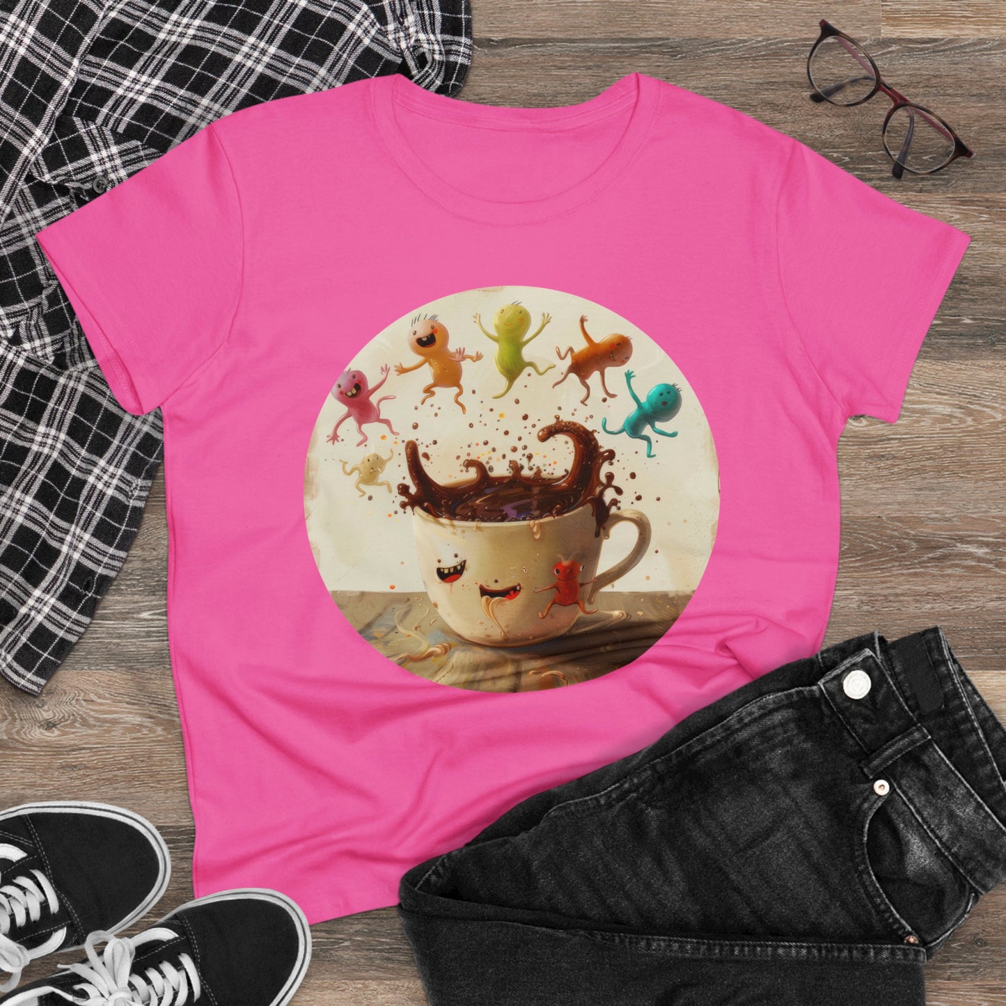 Coffee Critters - Women's Midweight Cotton Tee