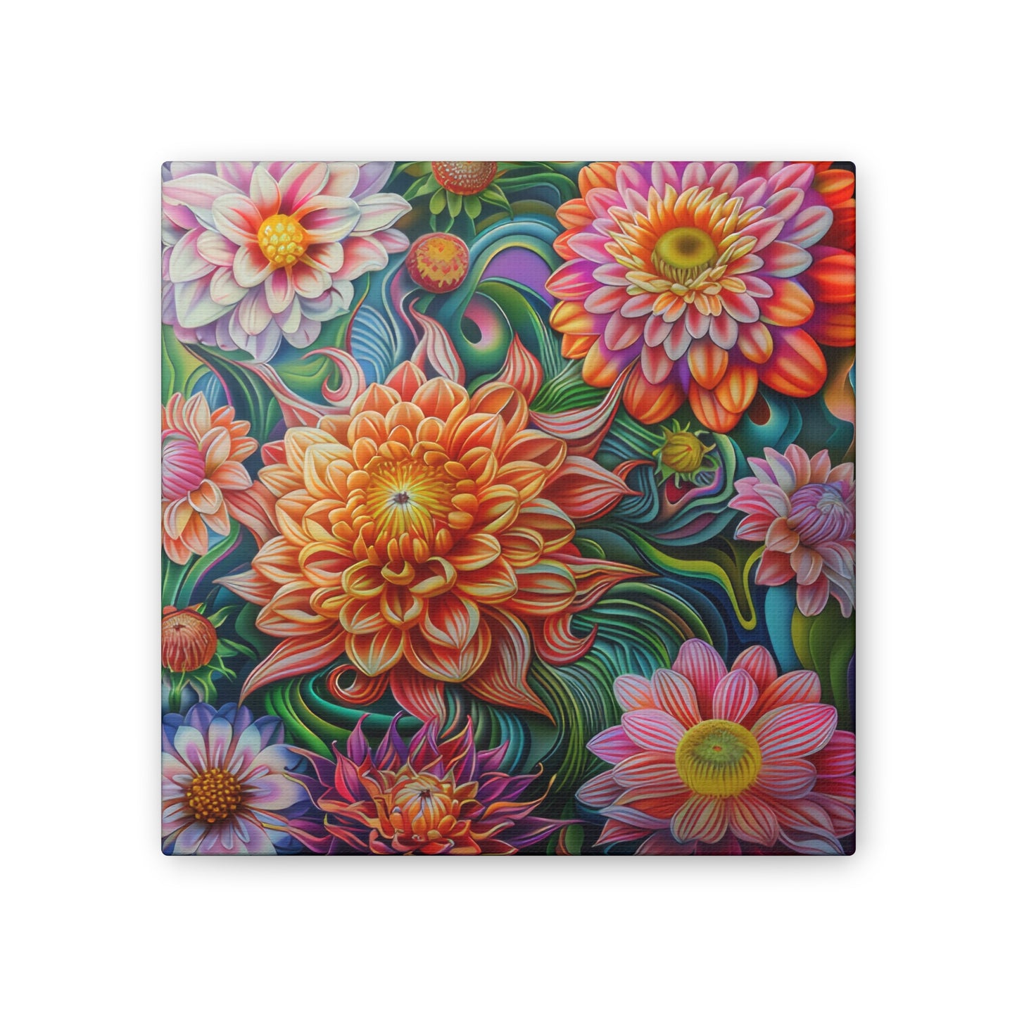 Flowers - Canvas Stretched, 0.75"