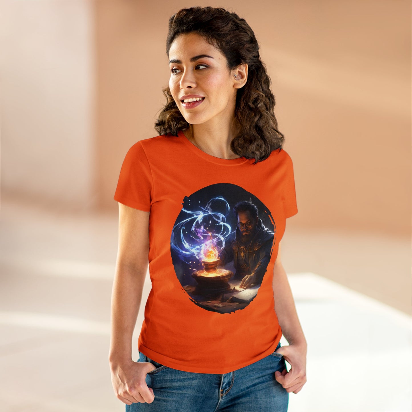 The Sorcerer - Fantasy - Women's Midweight Cotton Tee