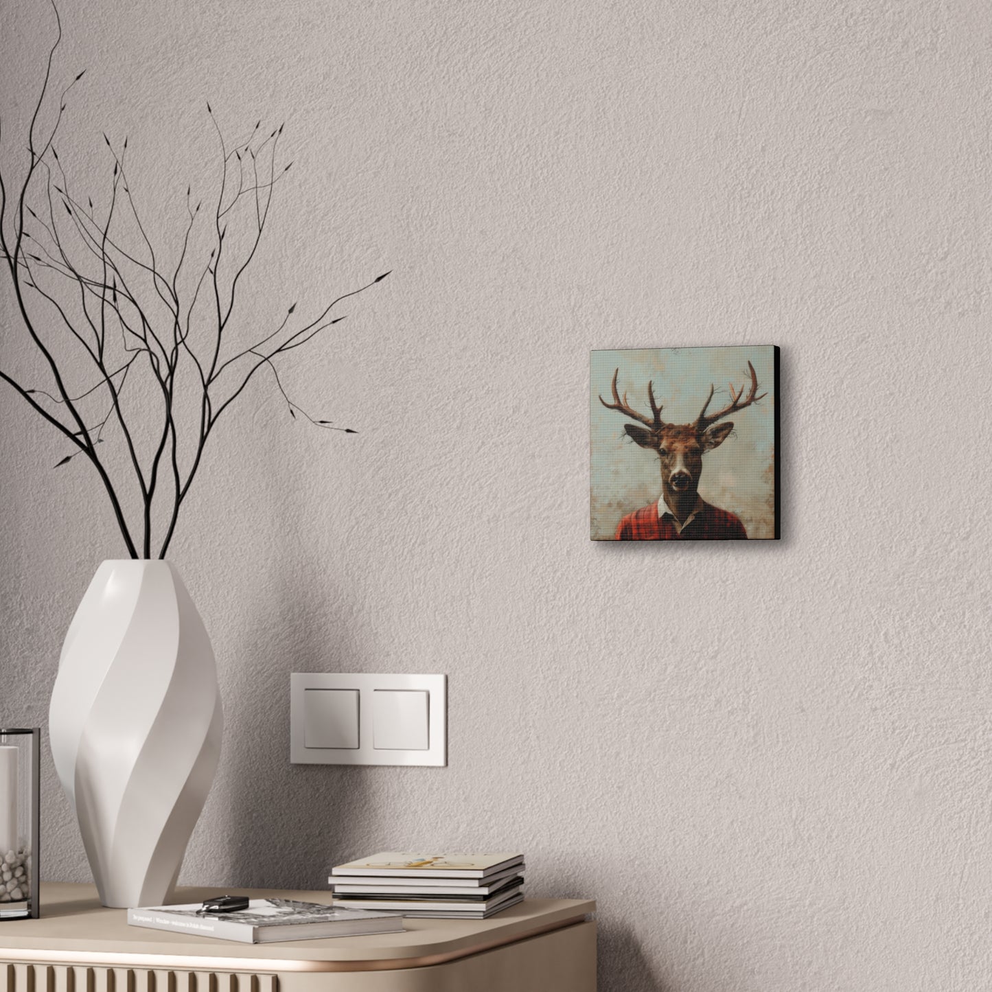 Dapper Deer - Canvas Stretched, 0.75"