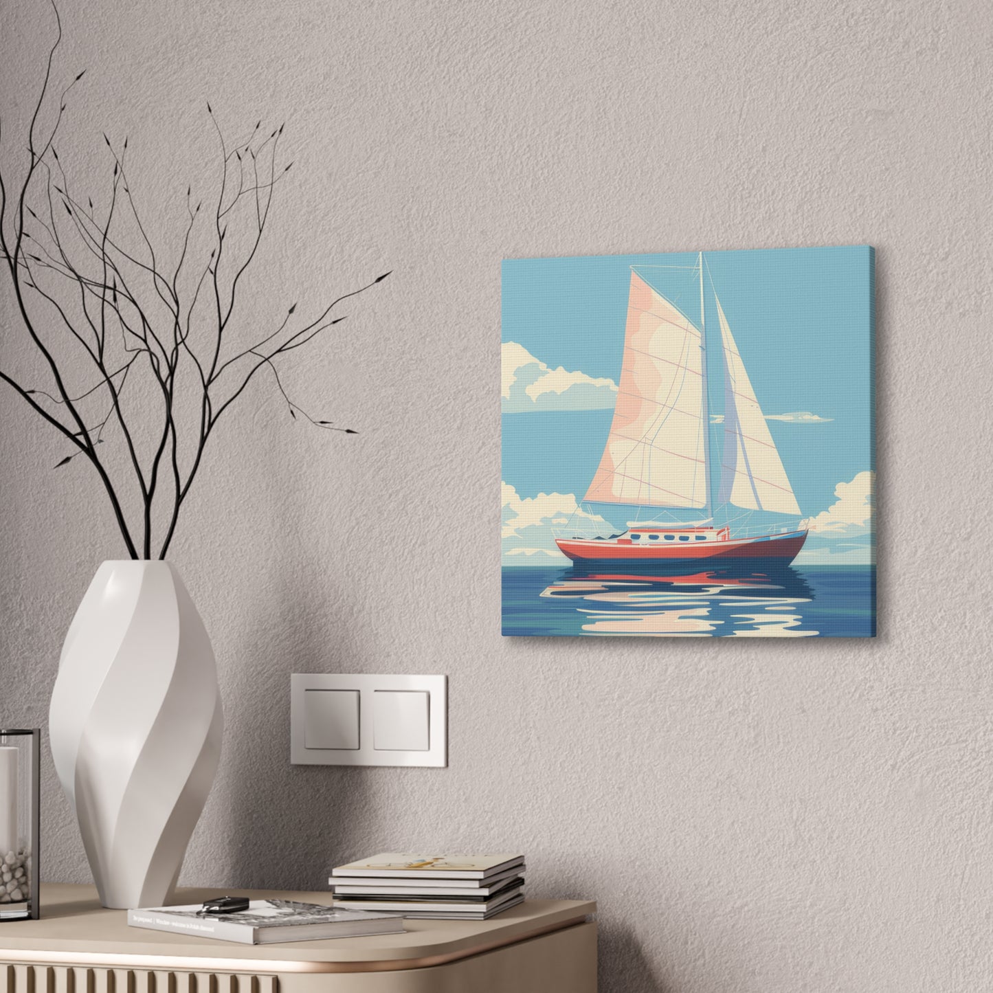 Sailing - Canvas Stretched, 0.75"