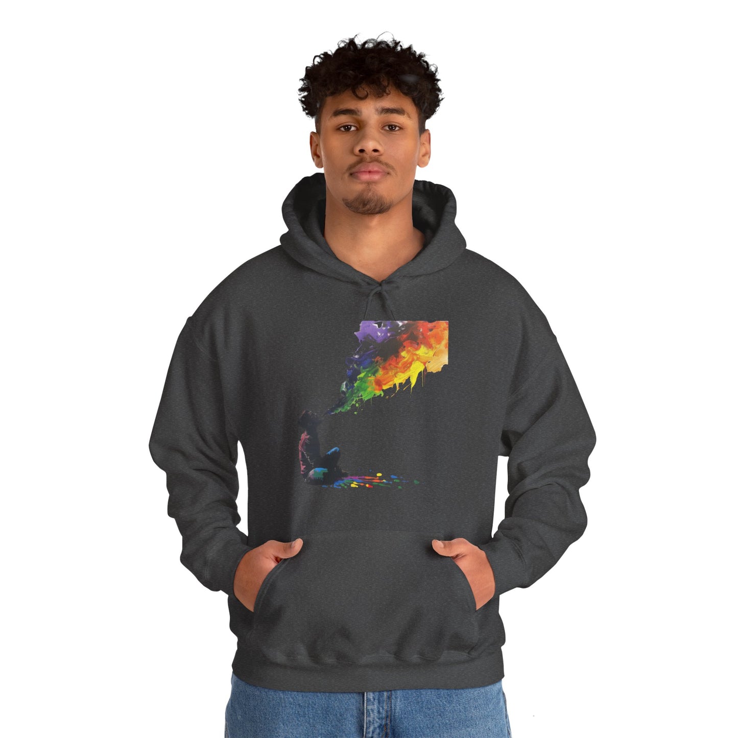 Rainbow Breath - Unisex Heavy Blend™ Hooded Sweatshirt