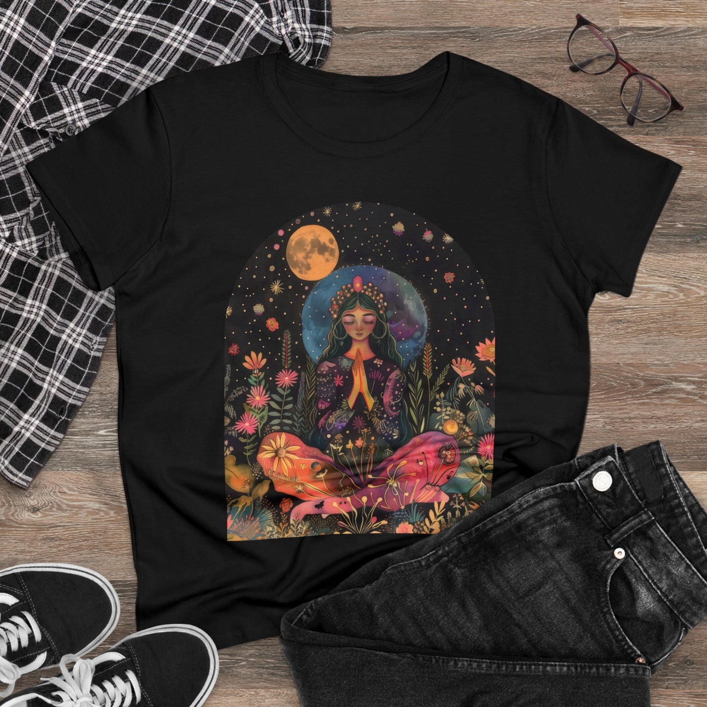 Meditation - Women's Midweight Cotton Tee