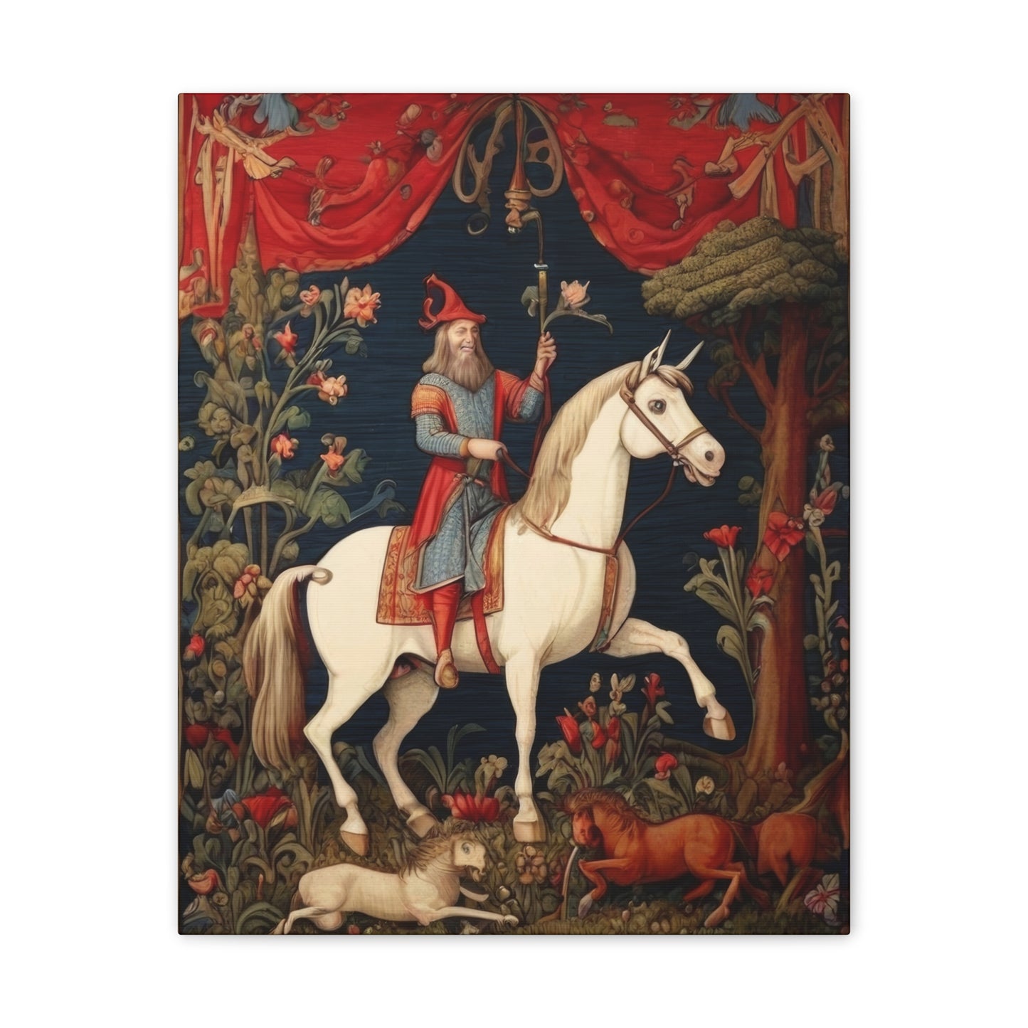 Medieval Tapestry - Canvas Stretched, 0.75"