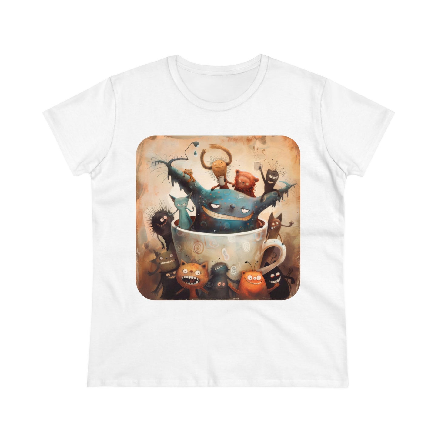 Coffee Critters - Women's Midweight Cotton Tee