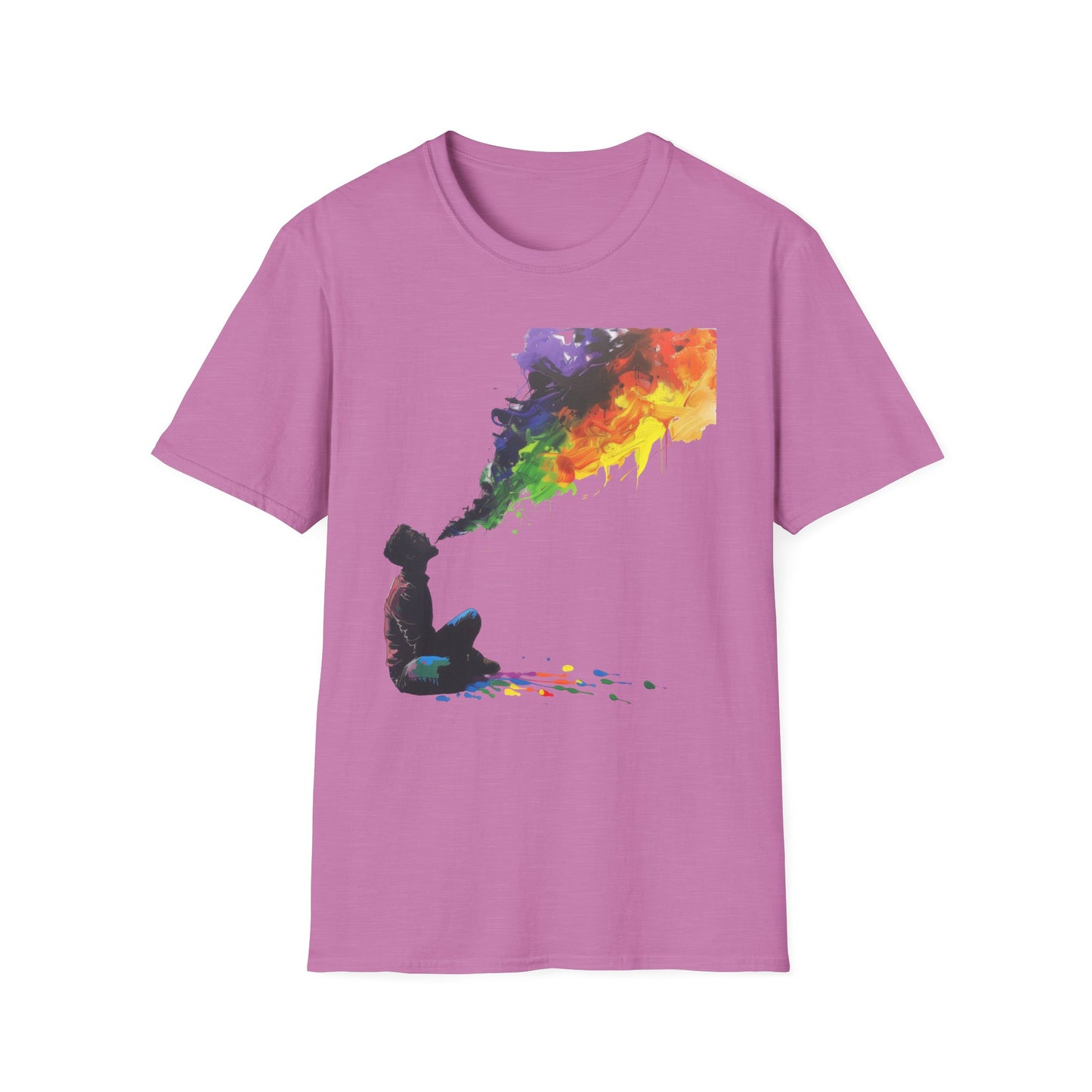 Rainbow Breath - Unisex Softstyle T-Shirt