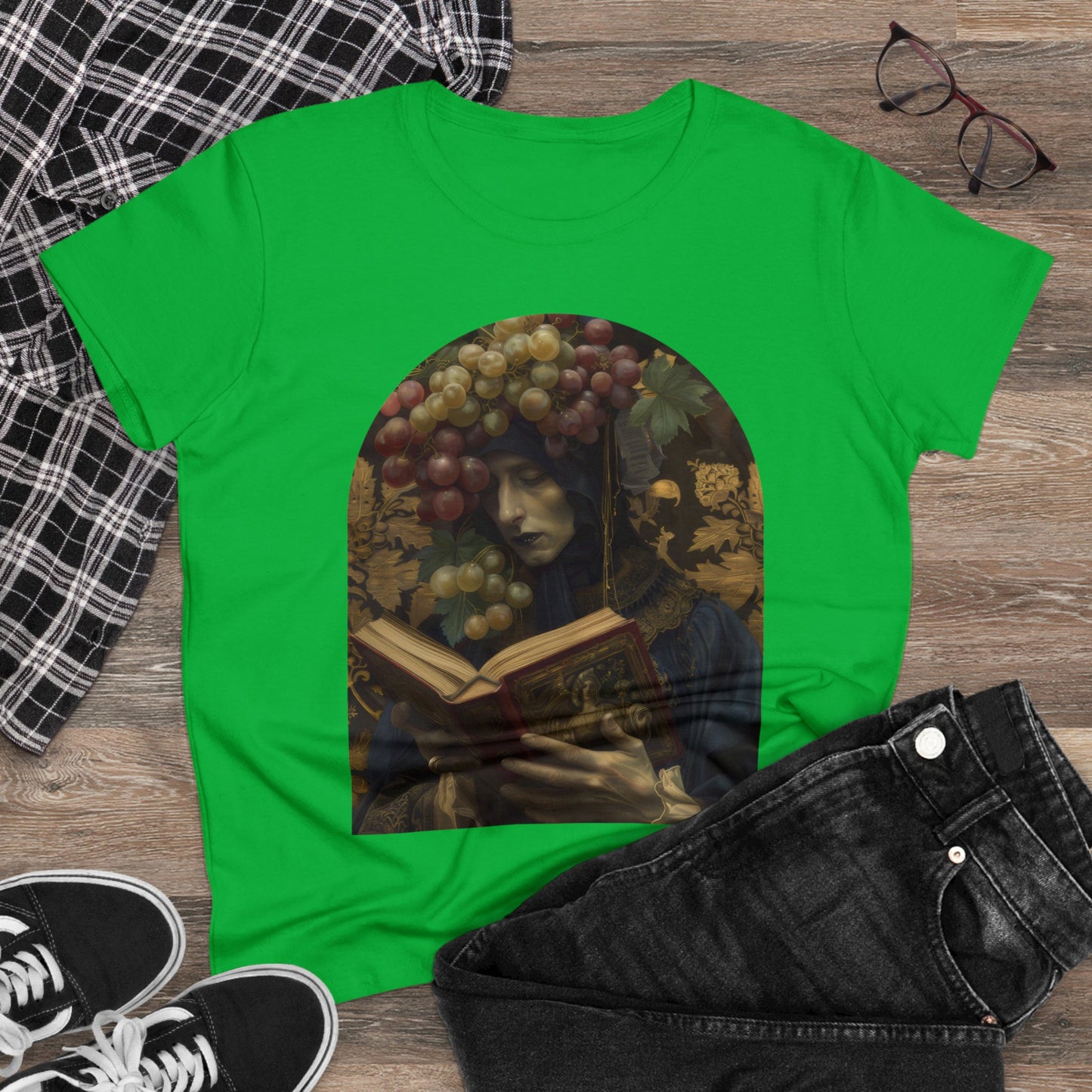 Solemn Reading - Fantasy - Women's Midweight Cotton Tee